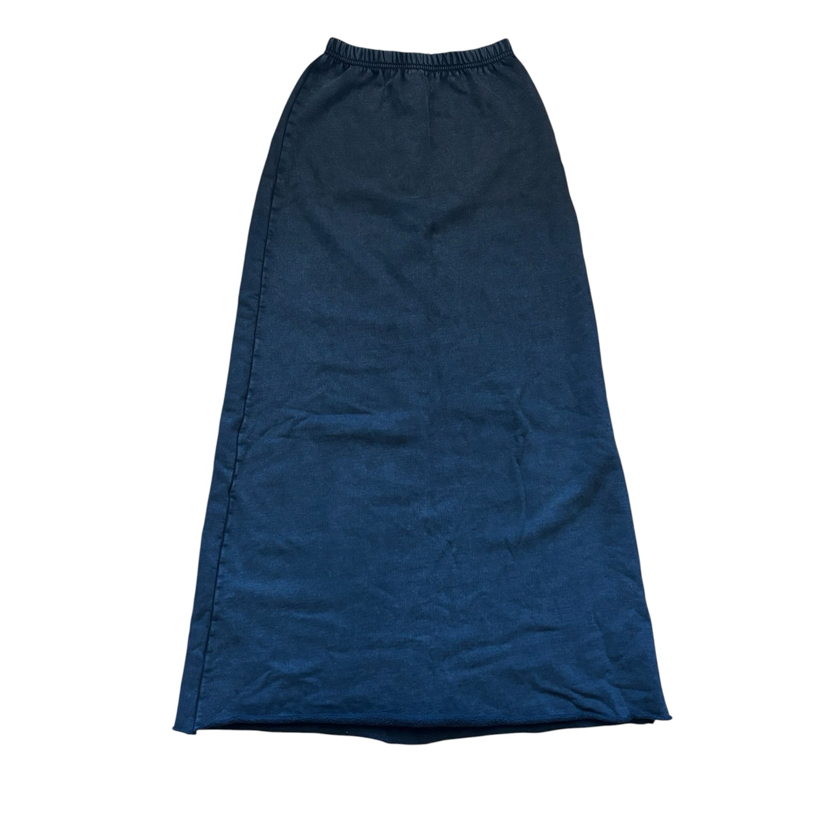 Zara Women's Navy Blue Maxi Skirt Small Elastic Waist