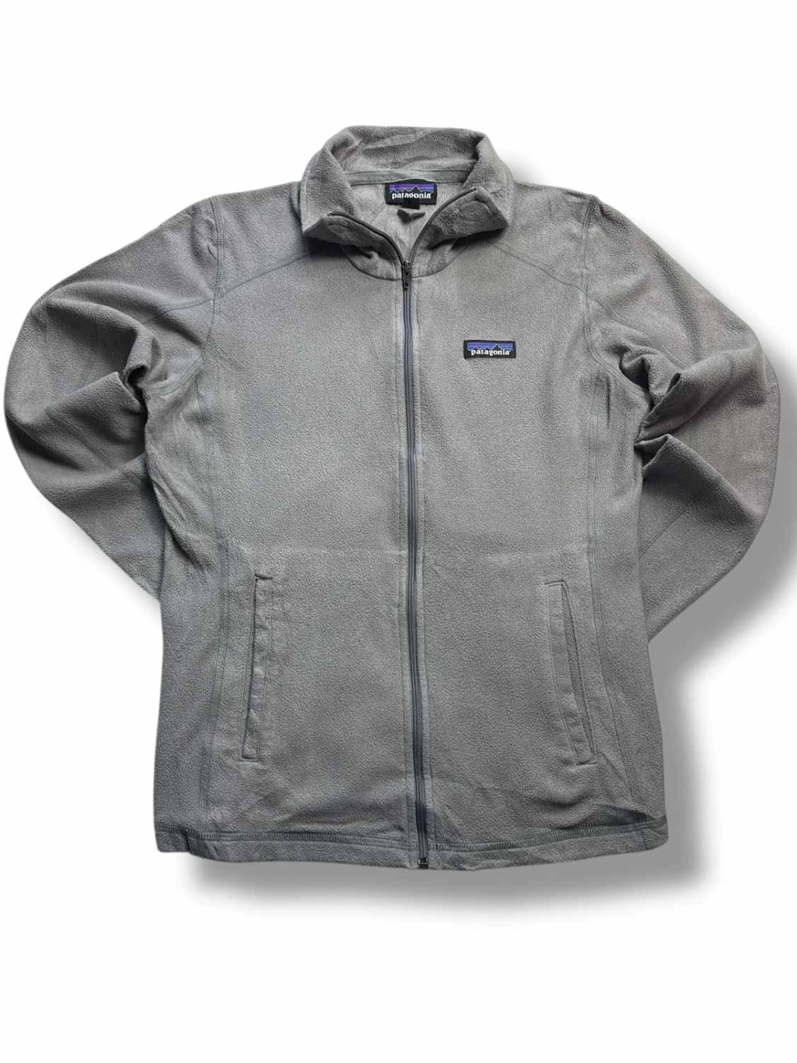 Patagonia Gris Veste Polaire Zippée 100% Polyester - taille Medium