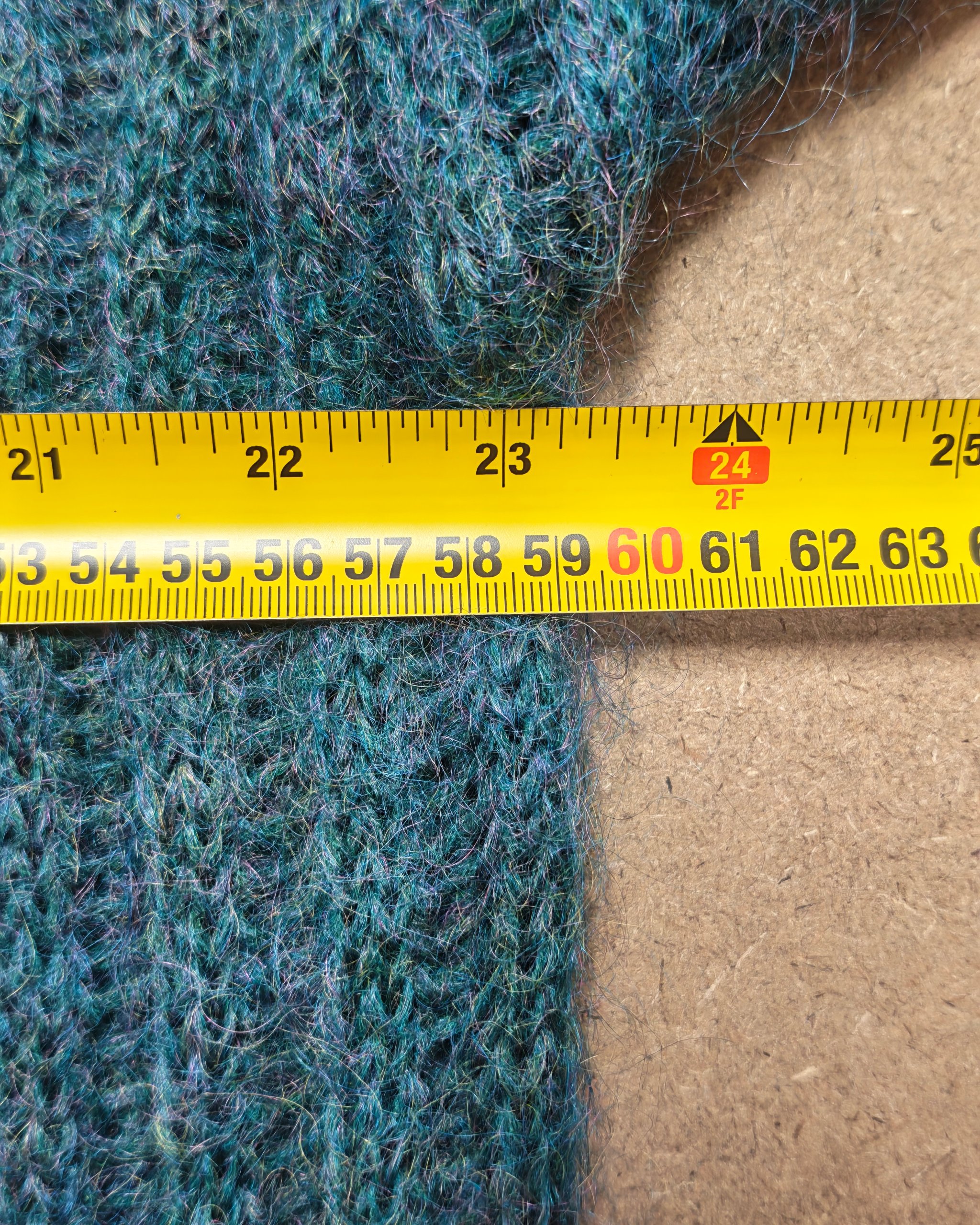 Express Tricot Green 50% Mohair 50% Acrylic blend Cardigan Medium Button Up image 5