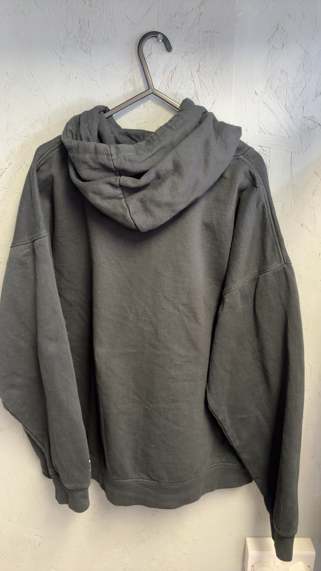 Millersville University Charcoal Grey Hoodie Large Cotton Blend Good condition image 5