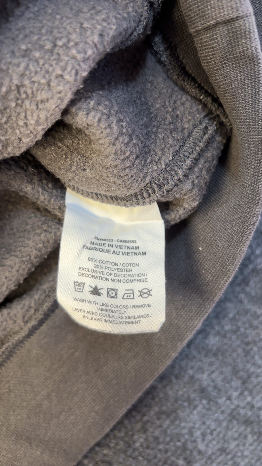 Nike Grey Williamsville East Soccer Cotton Sweatshirt Large good condition image 6