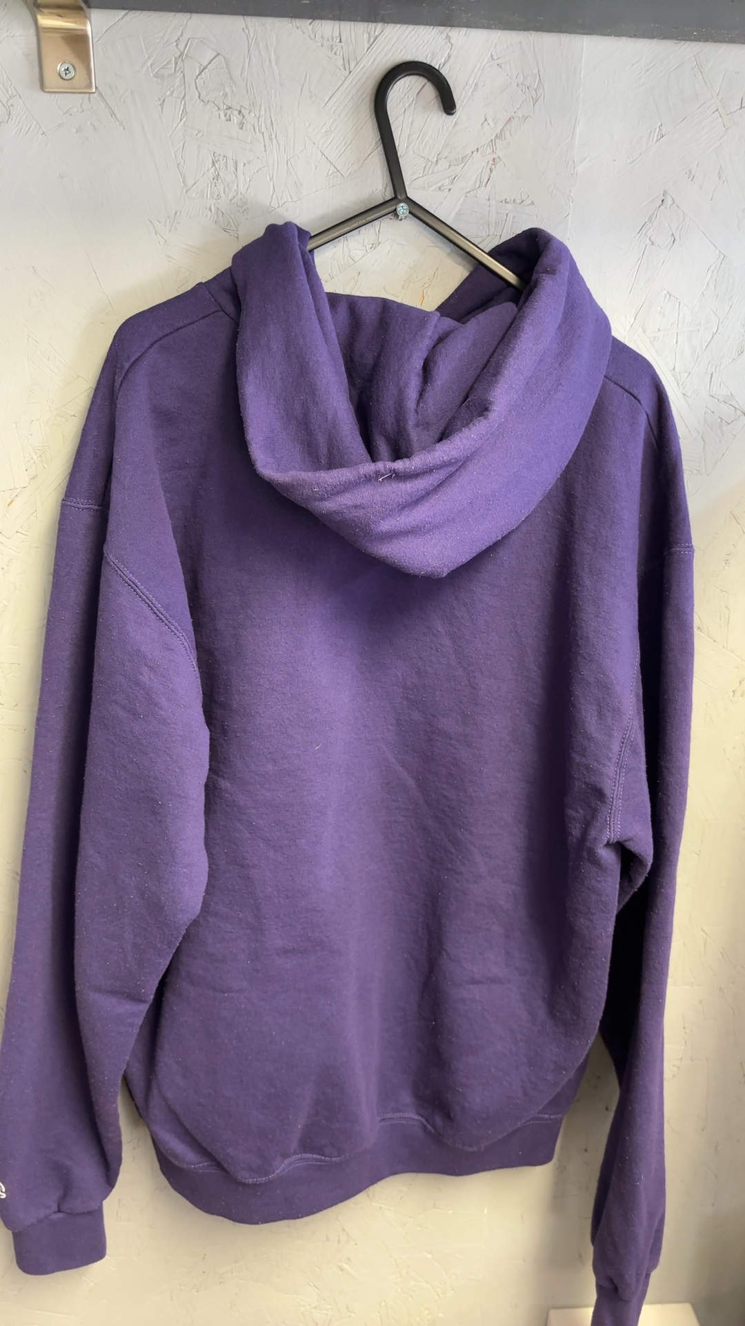 Champion Purple LSU Hoodie Medium Cotton Polyester good condition image 7