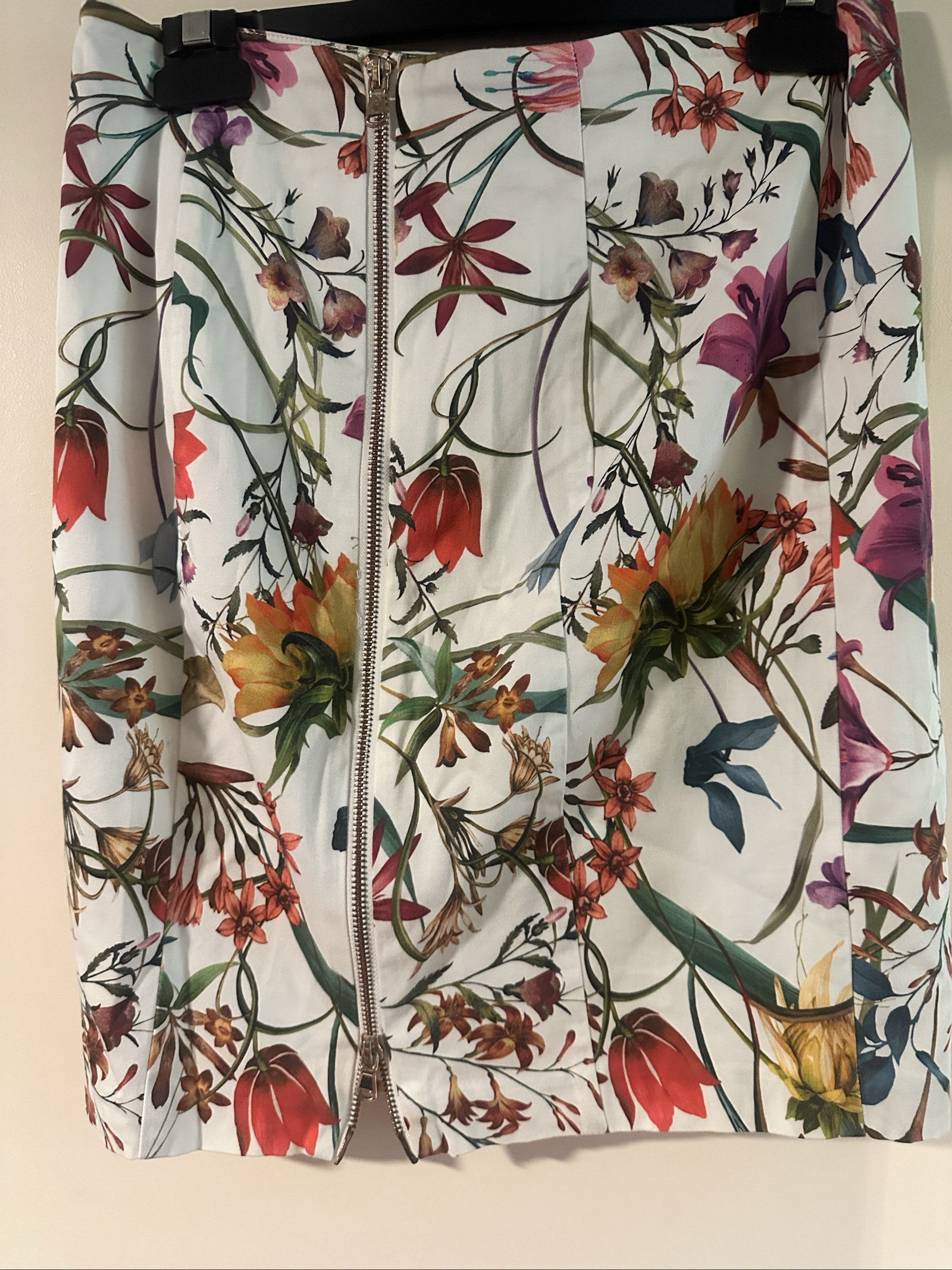 Portmans Women's Multi Floral Print Zip Skirt Size 10 image 2