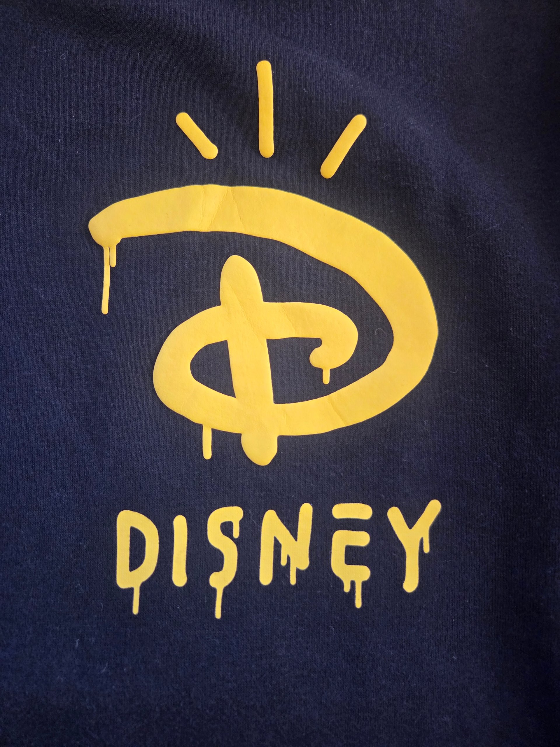 Disney100 x H&M Trevor Andrew Mickey Mouse Drip Sweatshirt Black Size M image 7