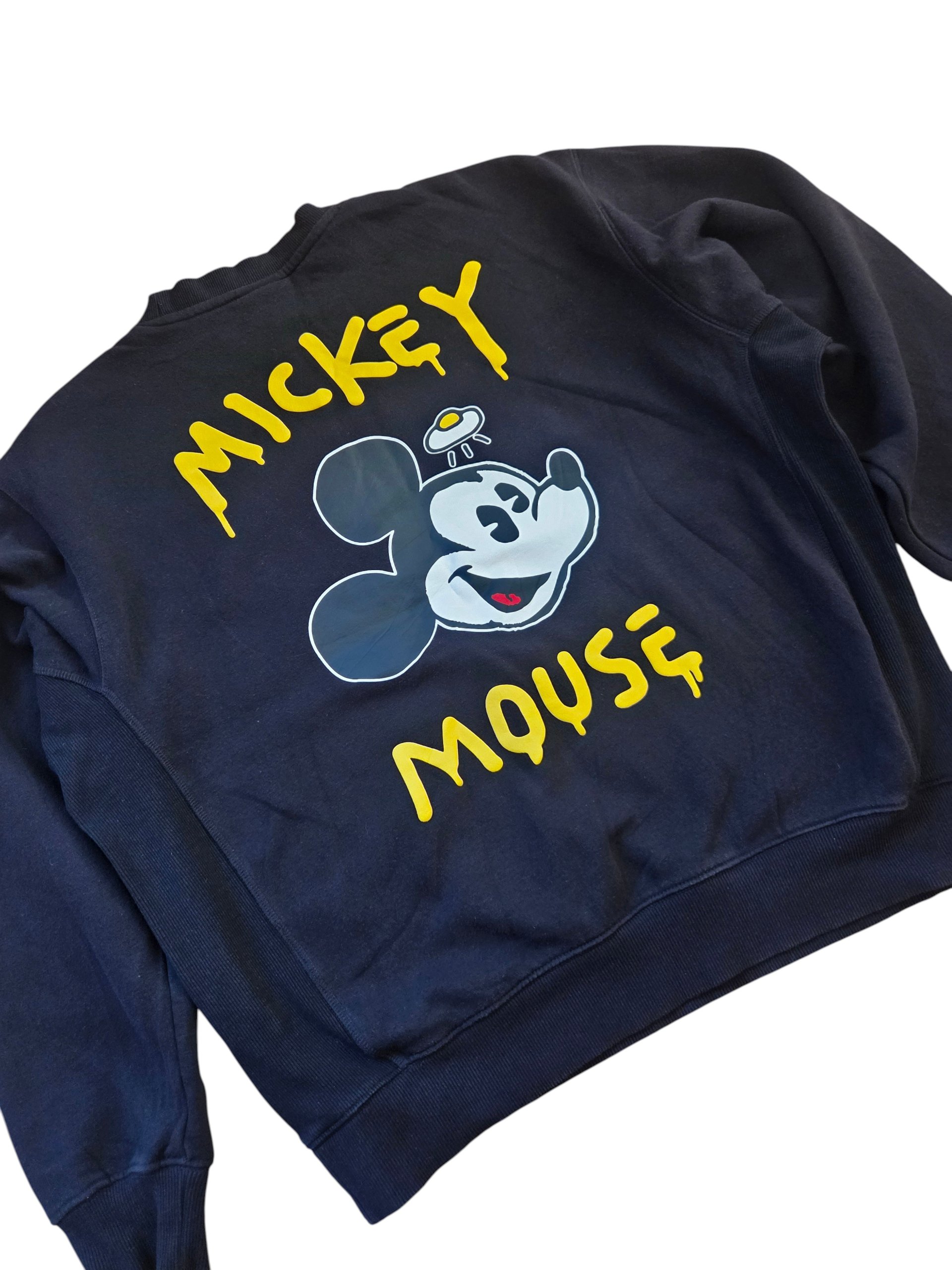 Disney100 x H&M Trevor Andrew Mickey Mouse Drip Sweatshirt Black Size M image 10