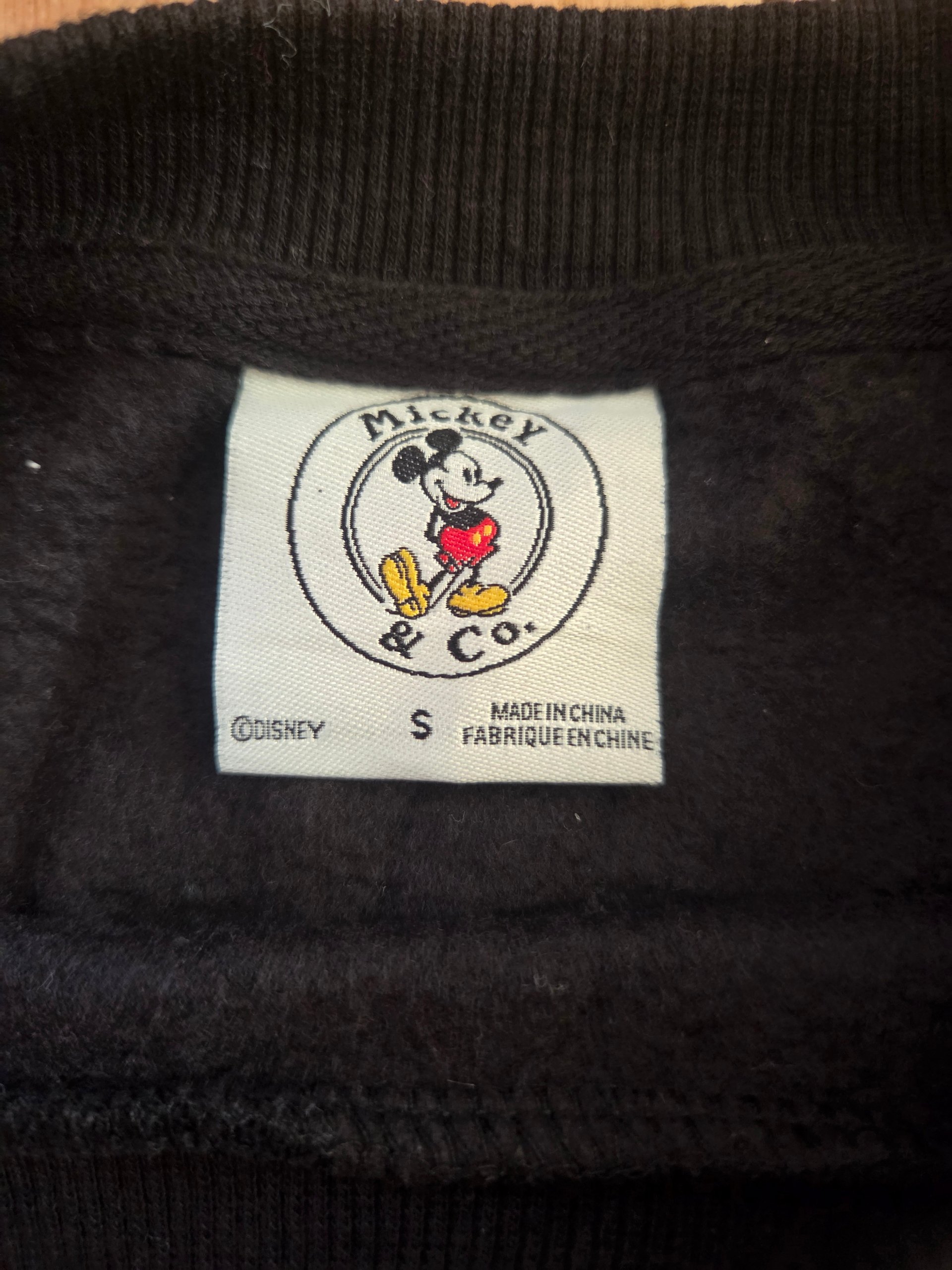 Vintage 90s Disney Mickey & Co Friends Black Crewneck Sweatshirt Size S image 5