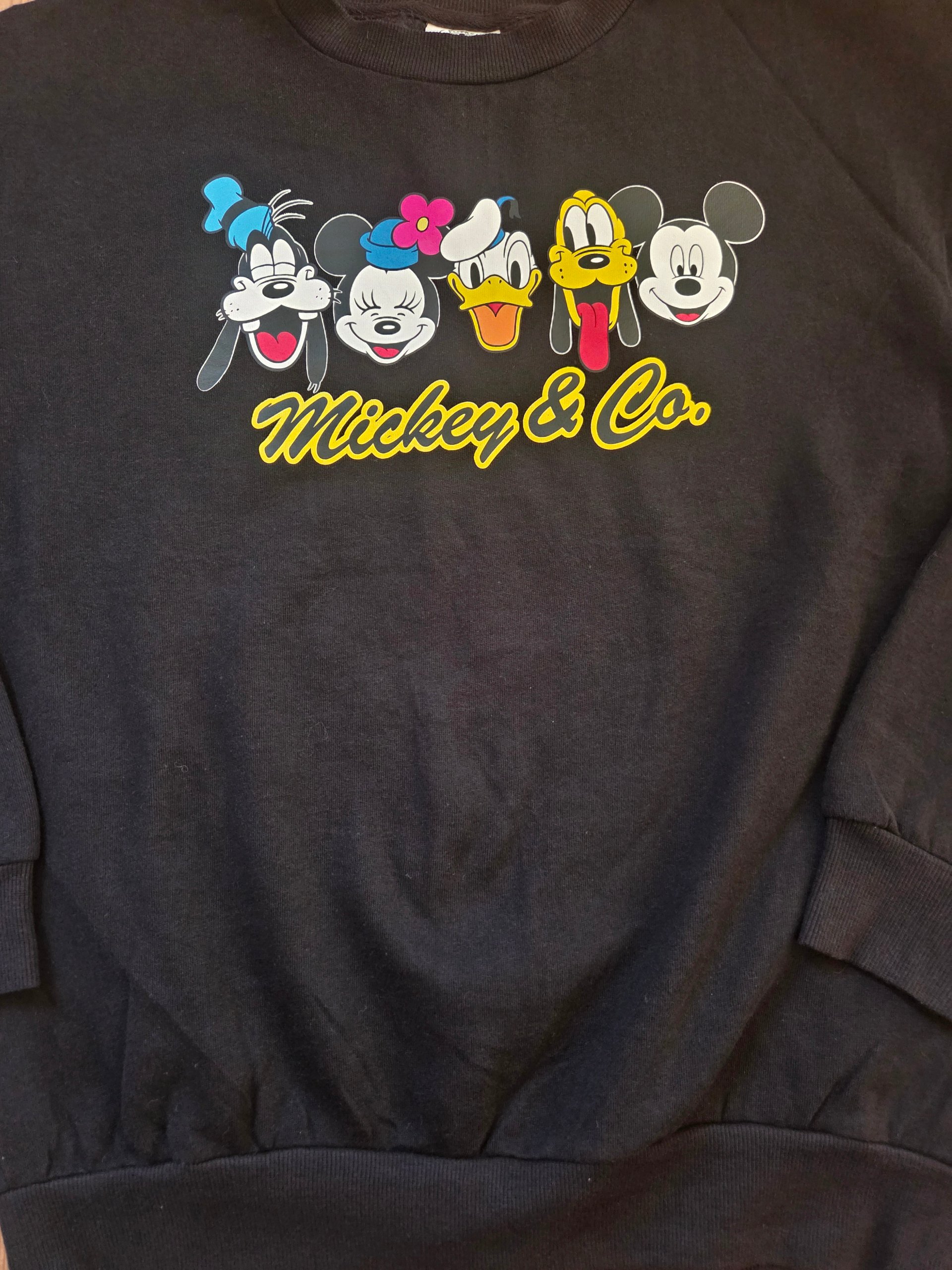 Vintage 90s Disney Mickey & Co Friends Black Crewneck Sweatshirt Size S image 7