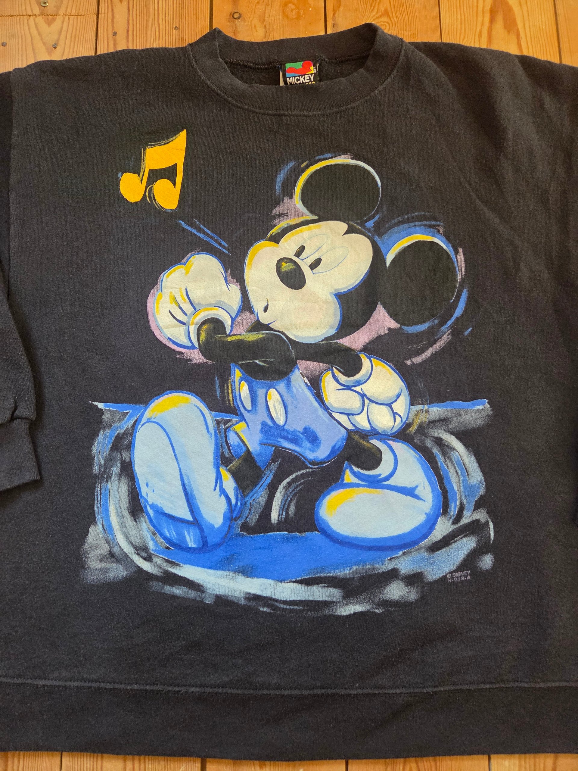 Vintage 1994 Disney Mickey Unlimited Jerry Leigh Singing Mickey Sweatshirt M/L image 7