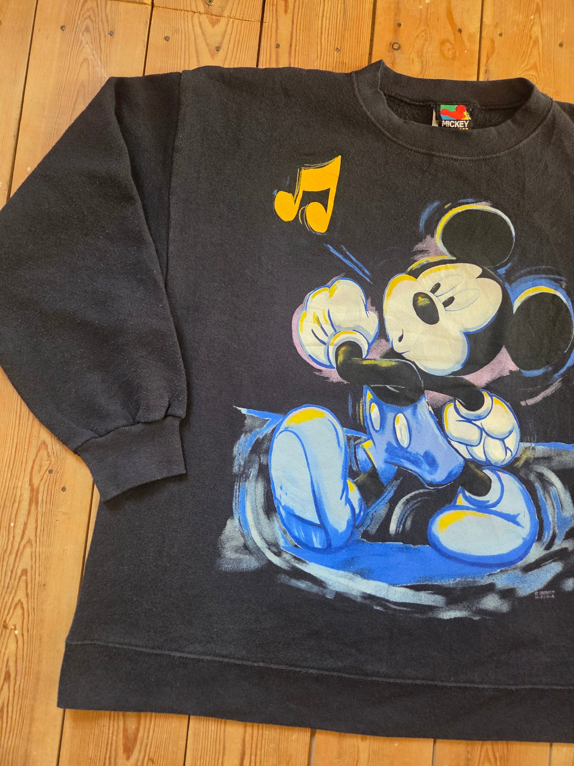 Vintage 1994 Disney Mickey Unlimited Jerry Leigh Singing Mickey Sweatshirt M/L image 9