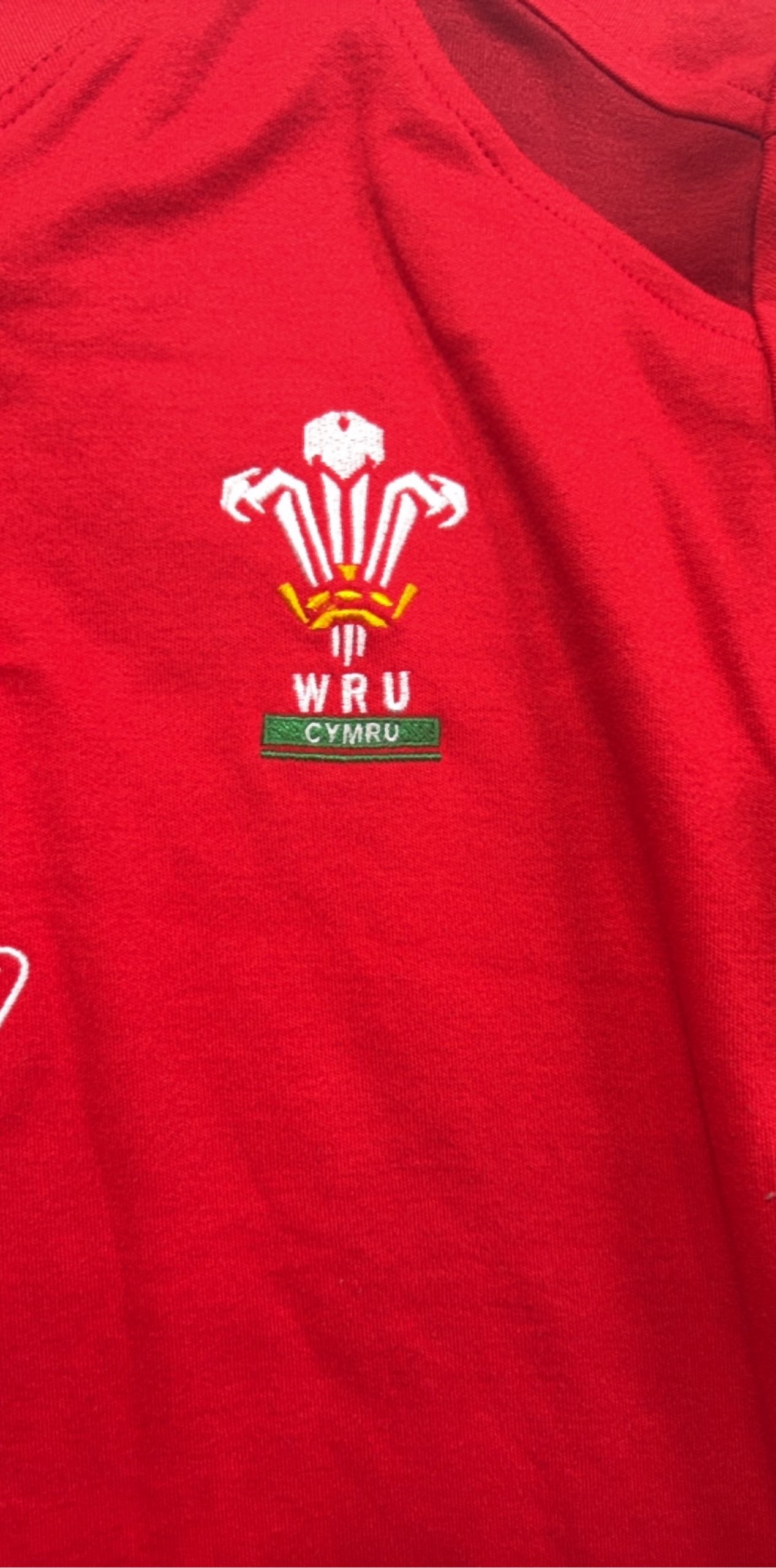 Reebok Red WRU Cymru Rugby World Cup 2007 Long Sleeve Top Large image 3