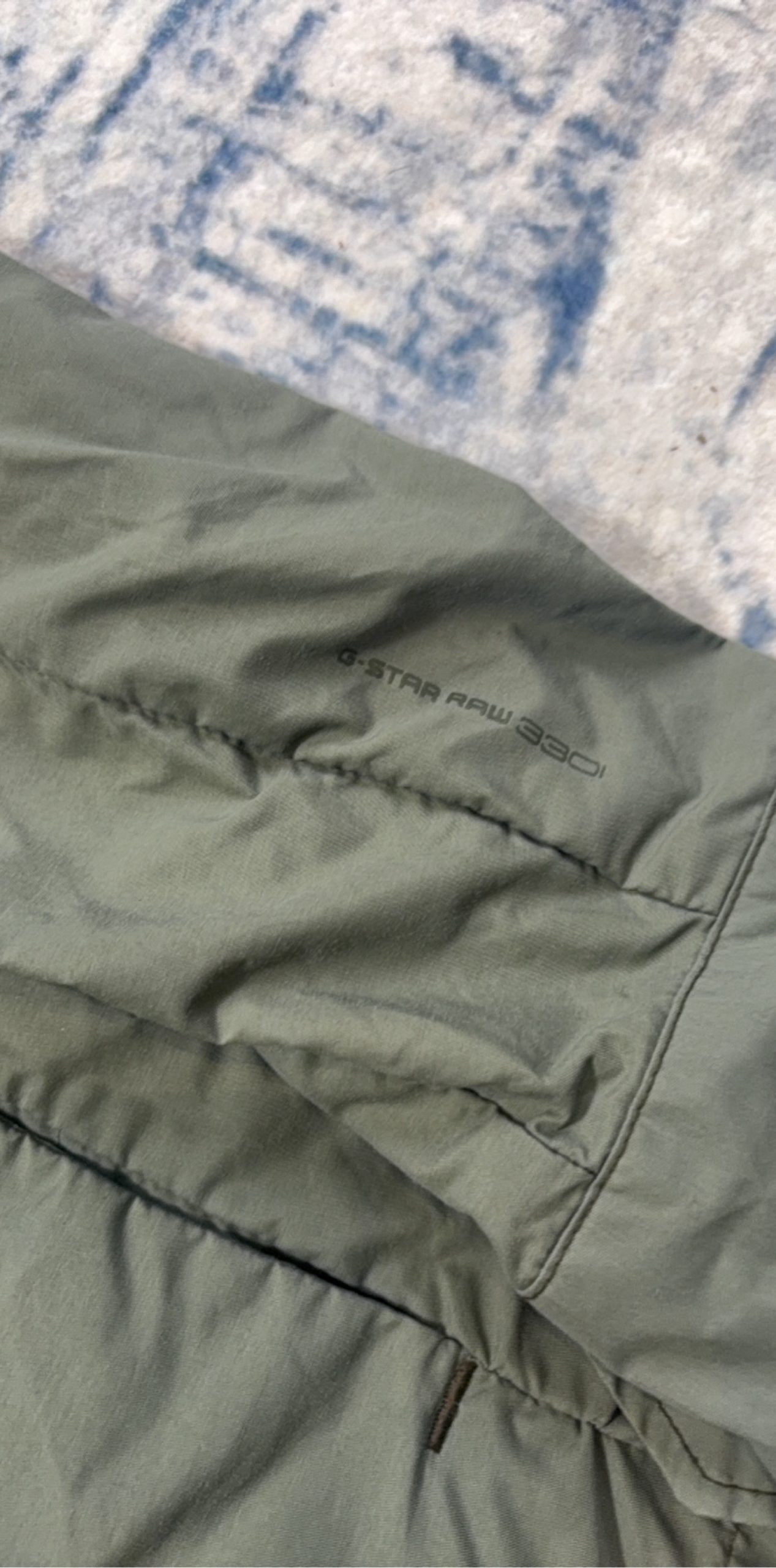 G-Star Raw Men's Green Lightweight Bomber Jacket Large image 4