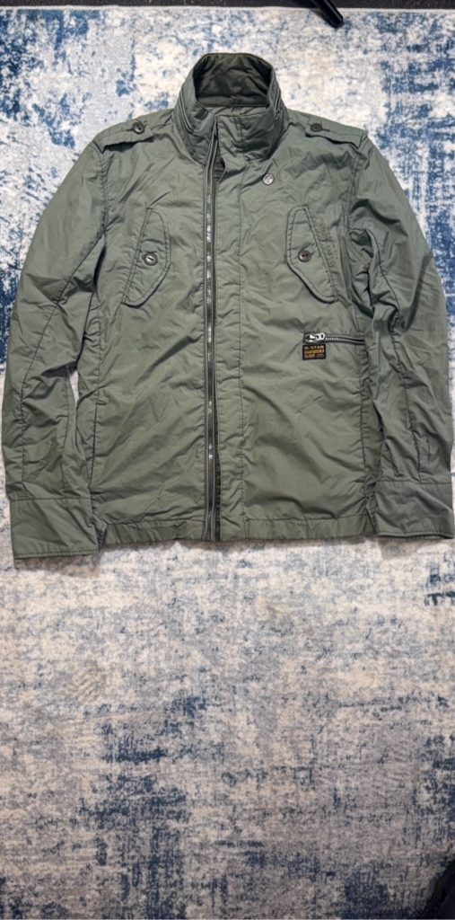 G-Star Light Green Originals Raw Denim Jacket Large