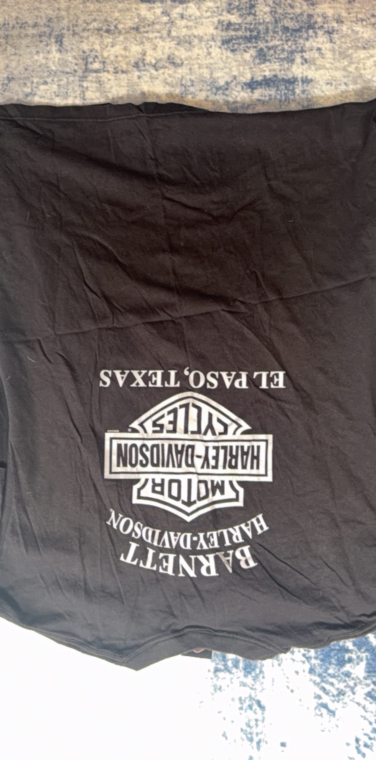 Harley-Davidson Men's Black Graphic T-Shirt XL Cotton image 5