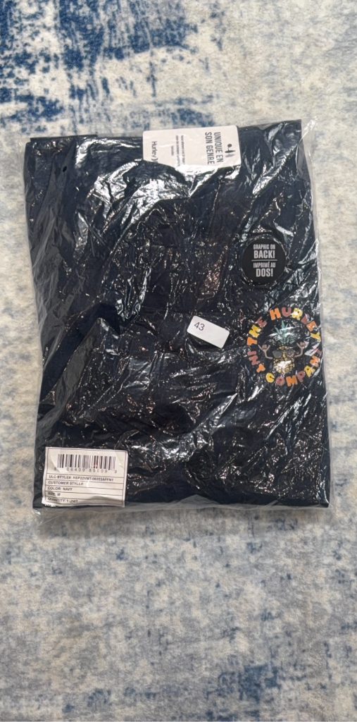Hurley Navy Pineapple Graphic Tee Medium