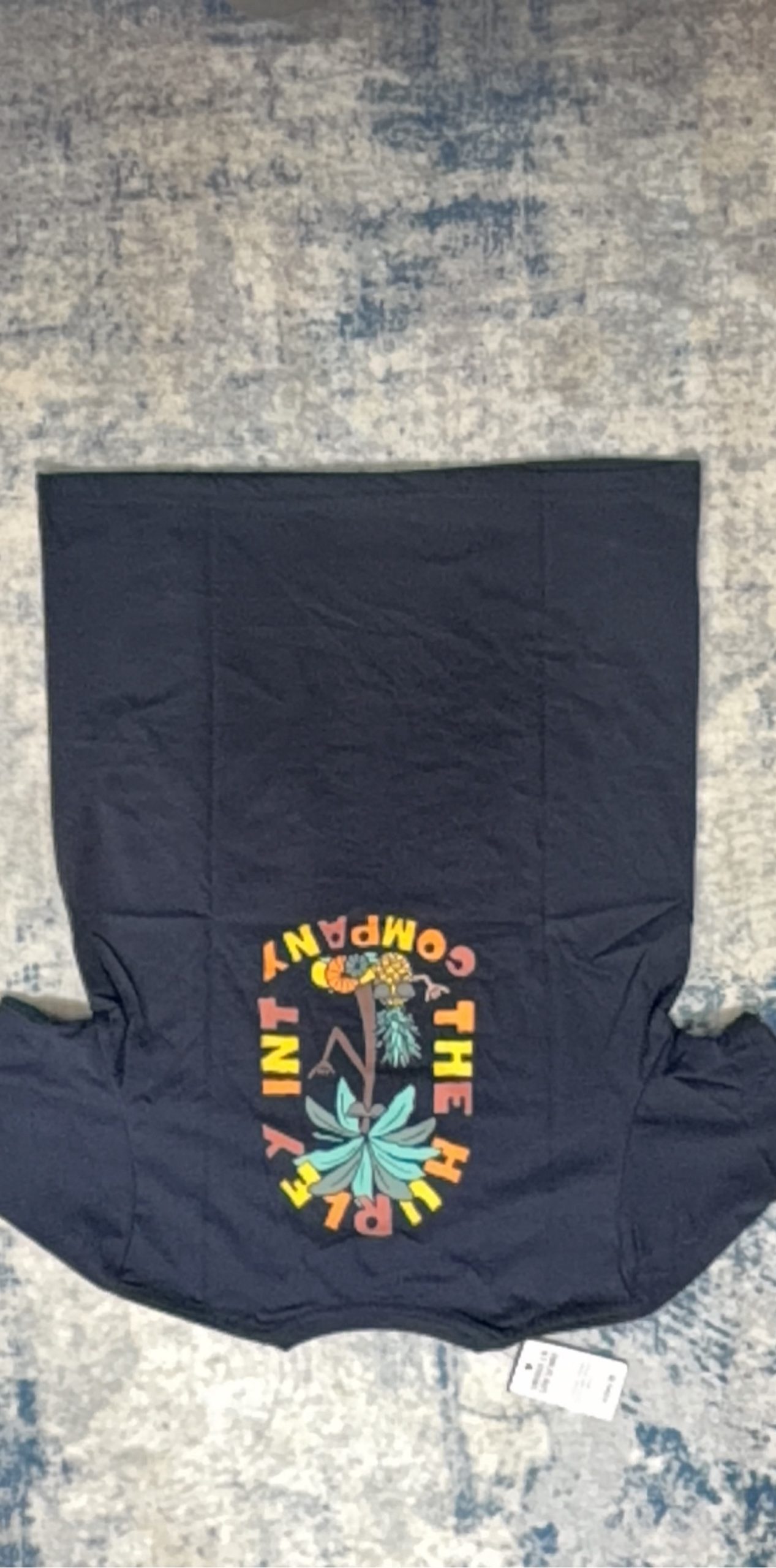 Hurley Navy Pineapple Graphic Tee Medium image 6