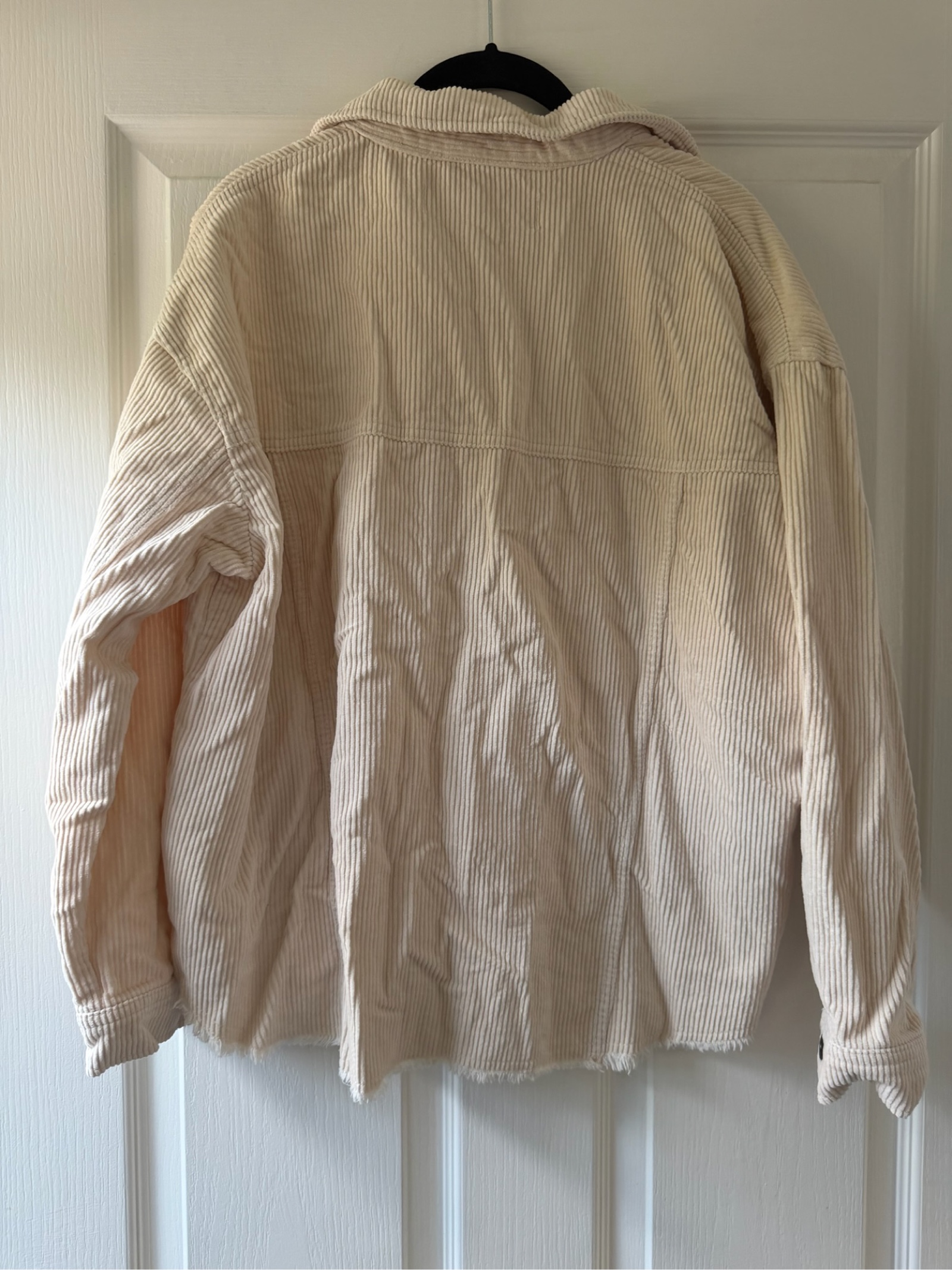 Zara Women Beige Corduroy Overshirt Small image 3