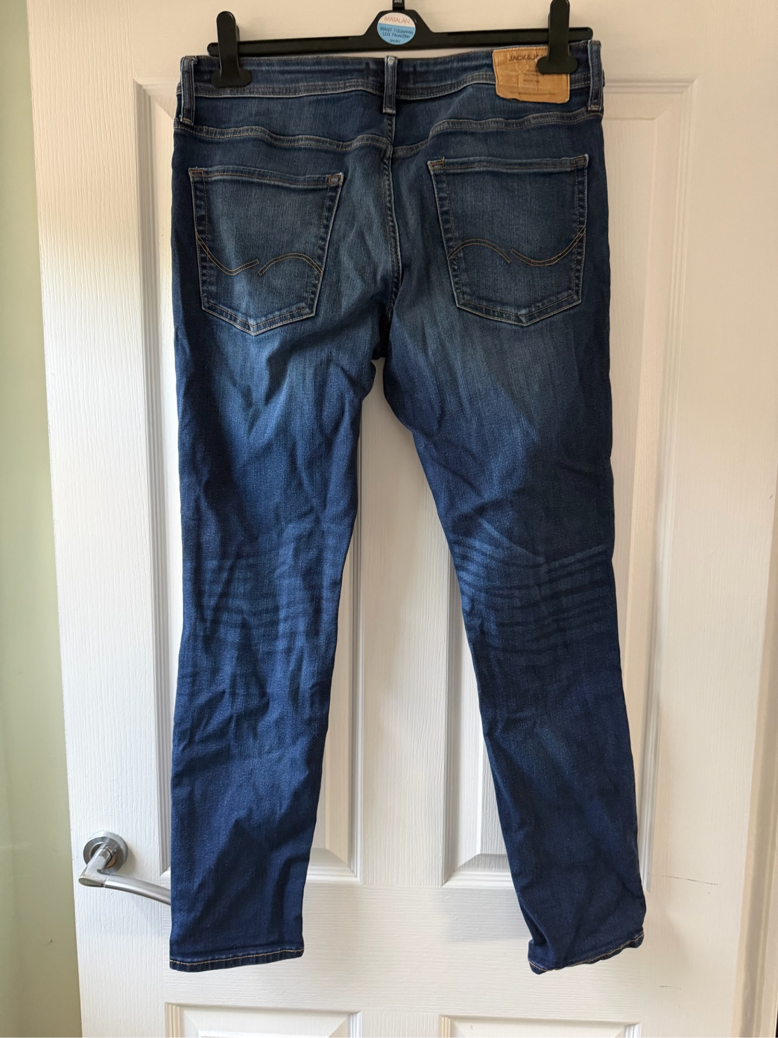 Jack & Jones Men's Blue Skinny Liam Jeans 36 Waist 32 Length image 3