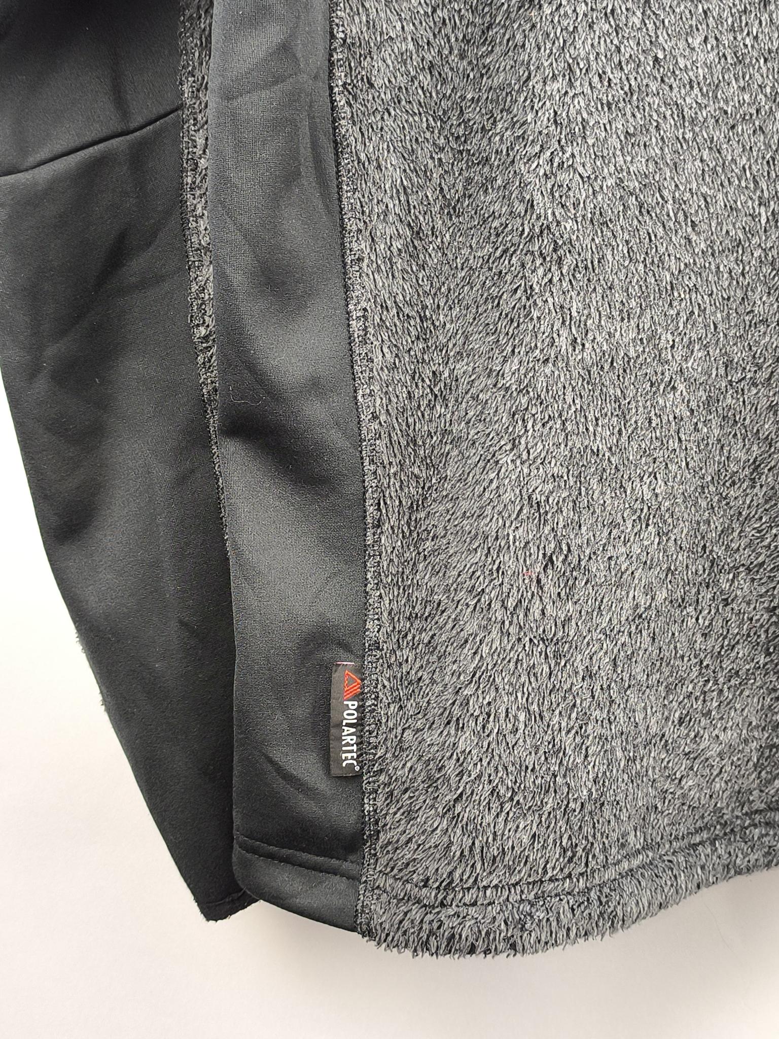 Adidas Men's Grey Fleece Jacket Medium Soft Warm image 7