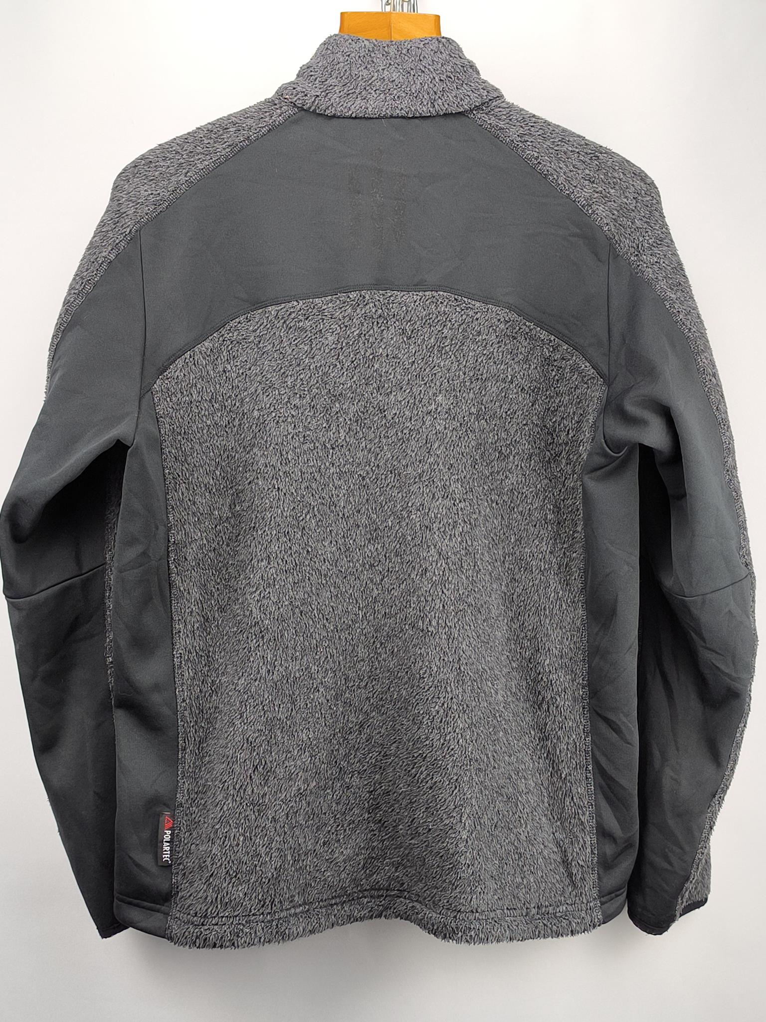 Adidas Men's Grey Fleece Jacket Medium Soft Warm image 8
