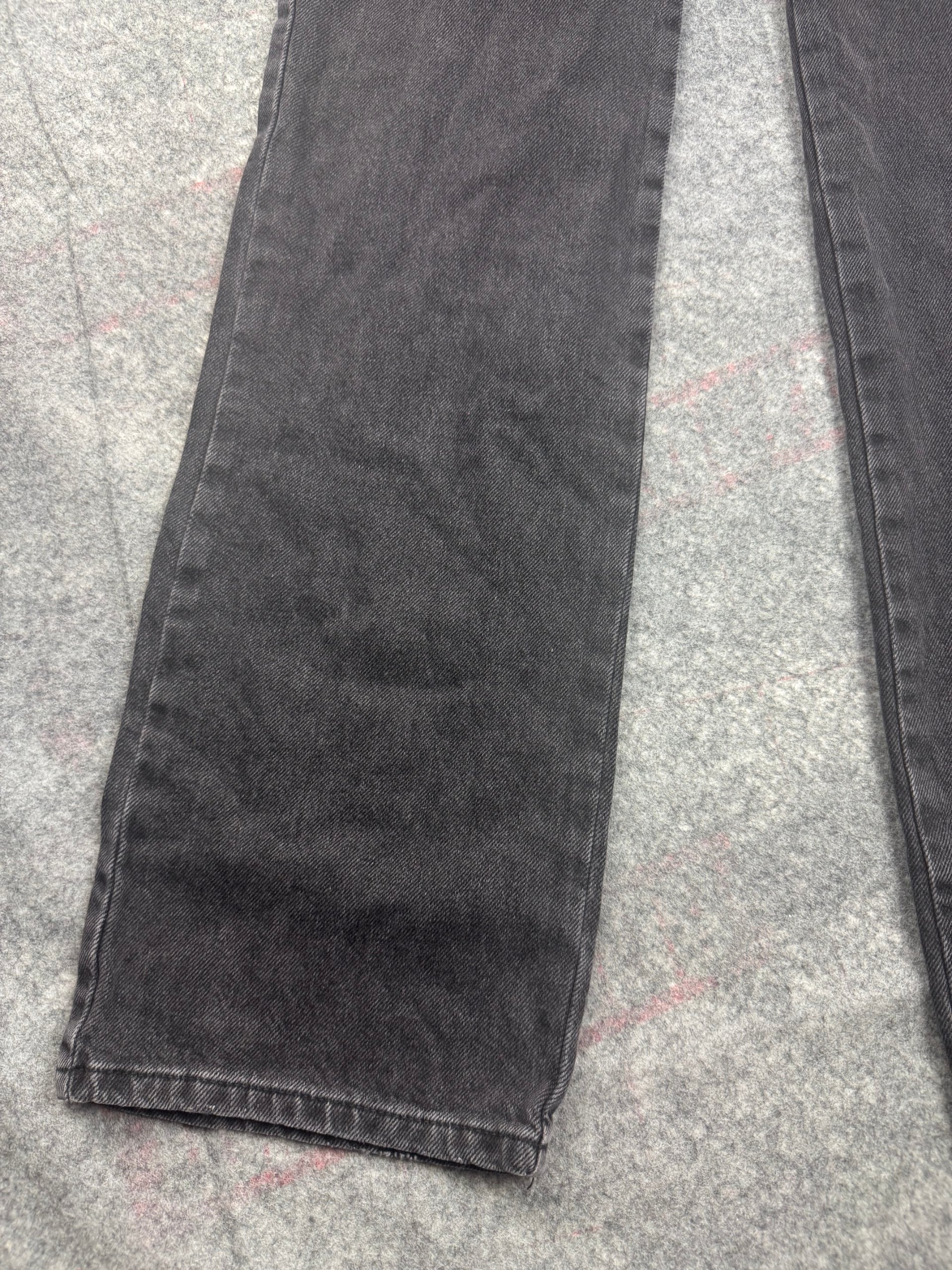Stradivarius Black Long Straight Fit Jeans W32 UK 4 image 4