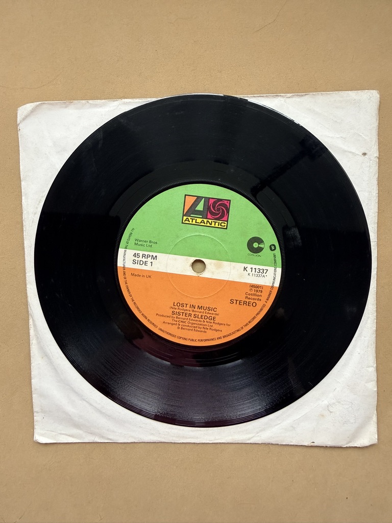 Sister Sledge Lost In Music & Thinking Of You Vinyl 7" Single 45 RPM