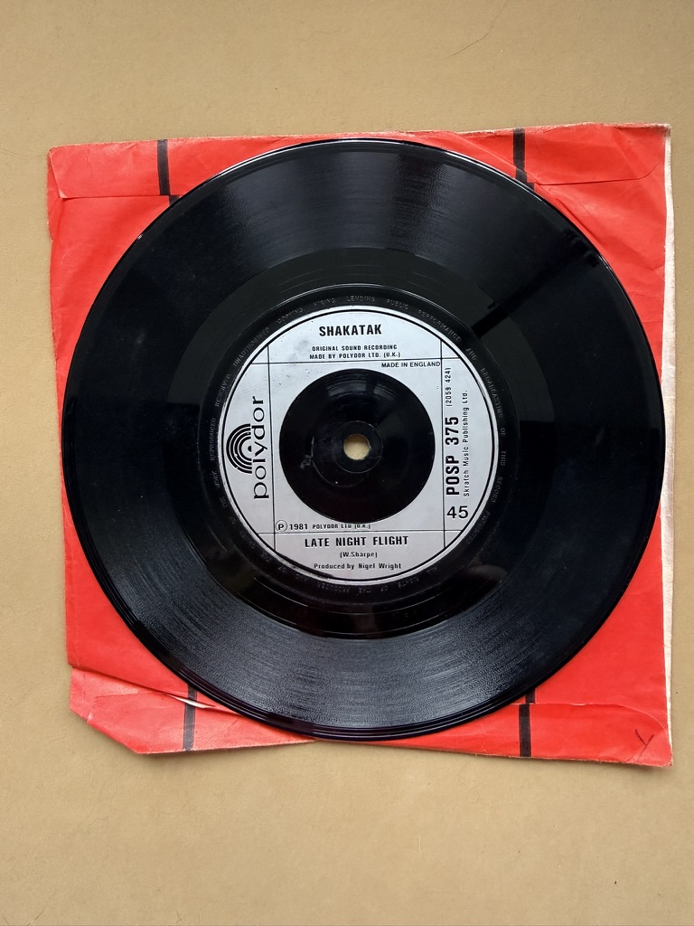 Shakatak Vinyl 45 RPM Single Late Night Flight Easier Said Than Done POSP 375 1981 UK