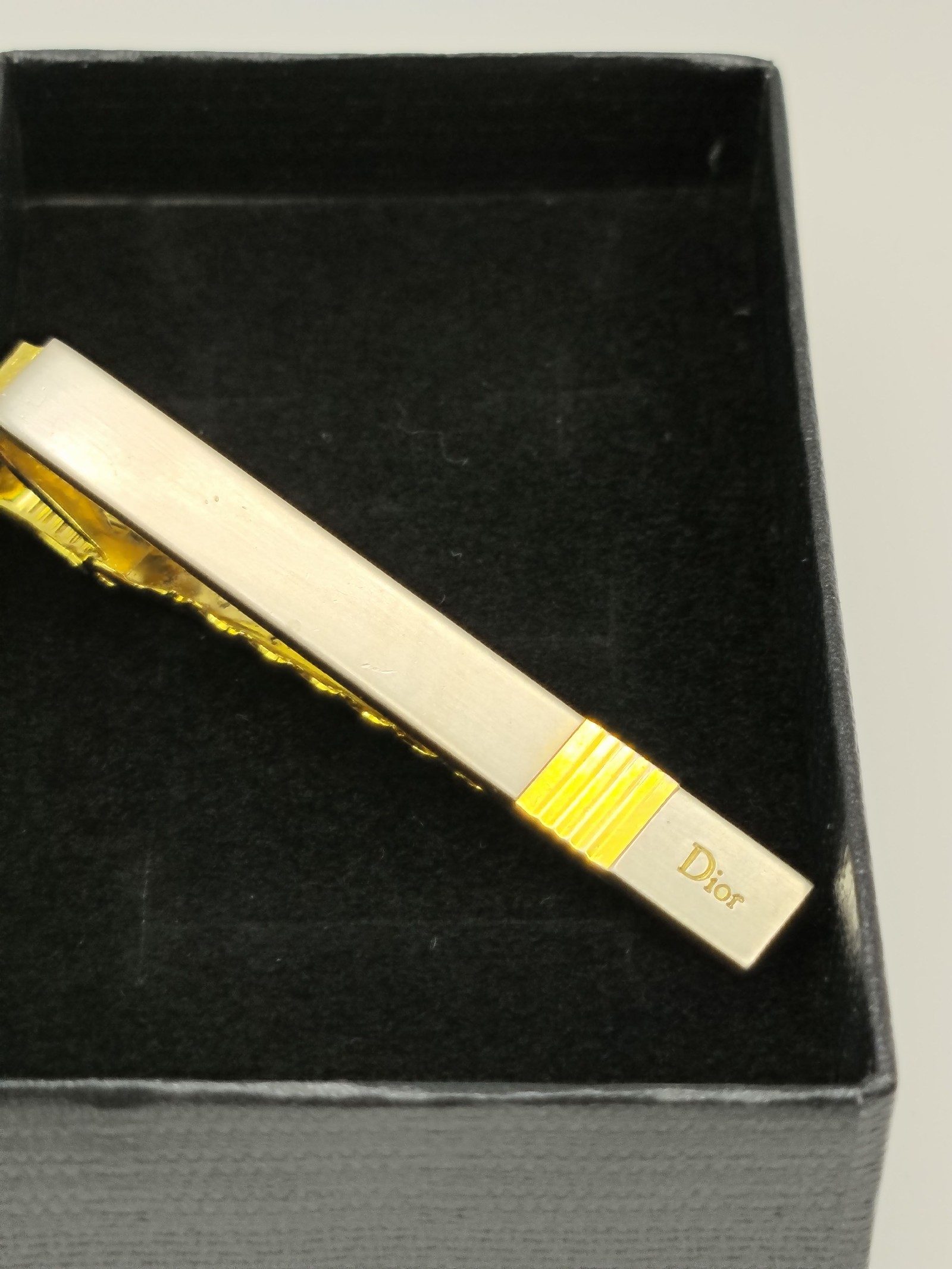 Dior Gold & Silver Tone Men's Tie Clip Other image 2