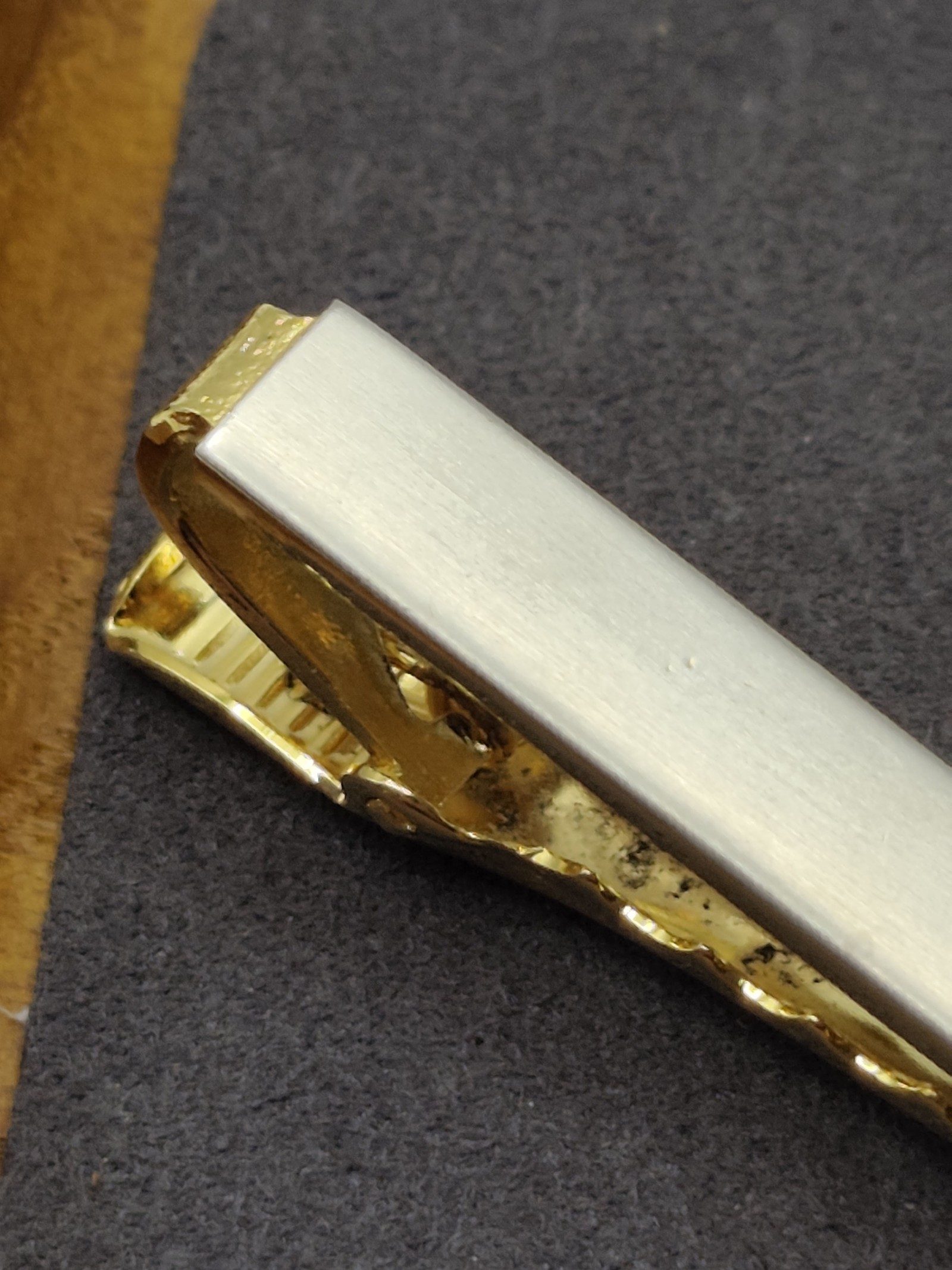 Dior Gold & Silver Tone Men's Tie Clip Other image 6