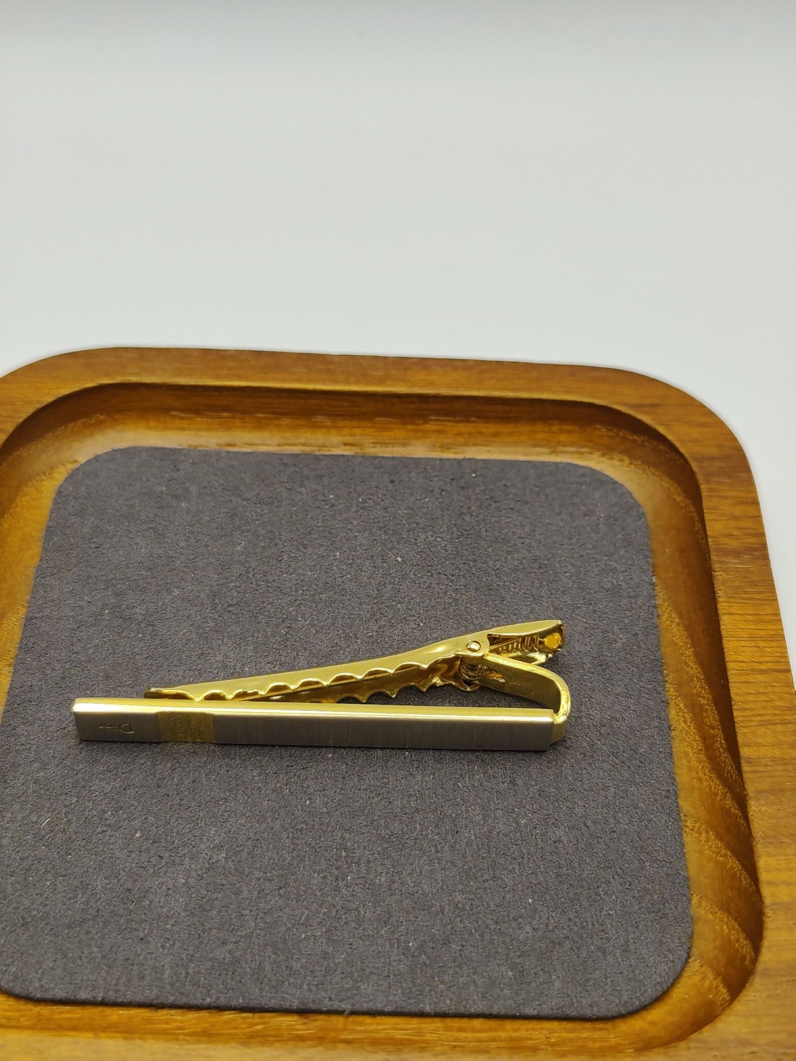 Dior Gold & Silver Tone Men's Tie Clip Other image 8