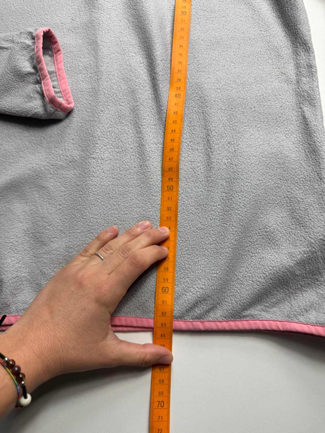 Patagonia Gris & Rose Micro D Snap-T Polaire Manches Longues - taille Medium image 5