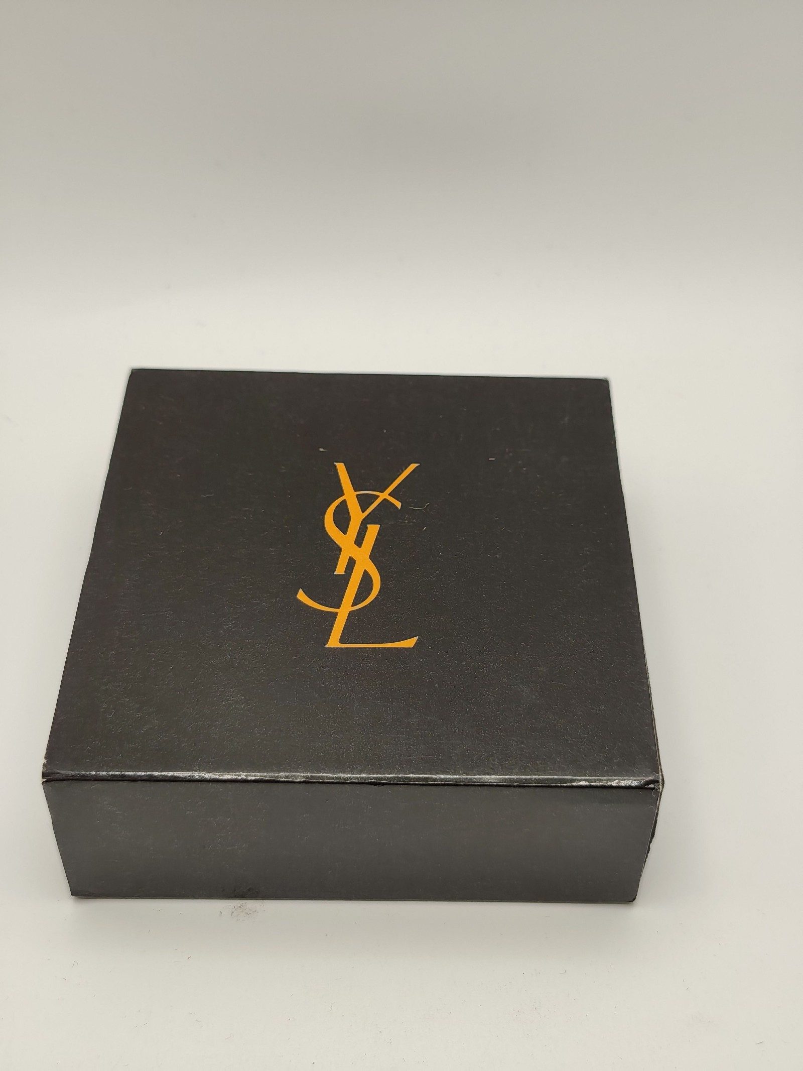 Yves Saint Laurent Men's Black & Gold Cufflinks & Tie Clip Set image 5