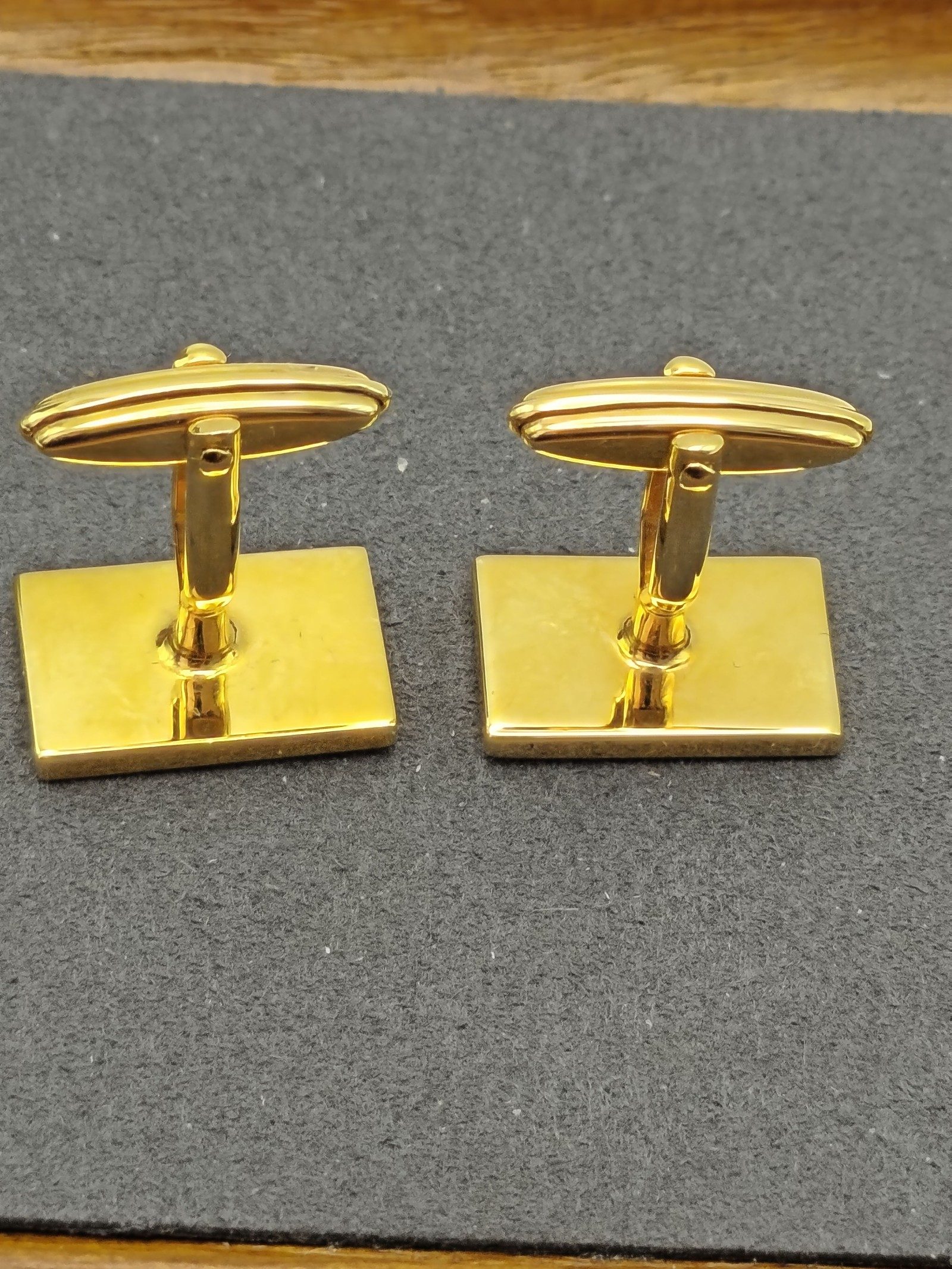 Dunhill Gold-tone & Silver tone Cufflinks & Tie Clip Set Men image 7
