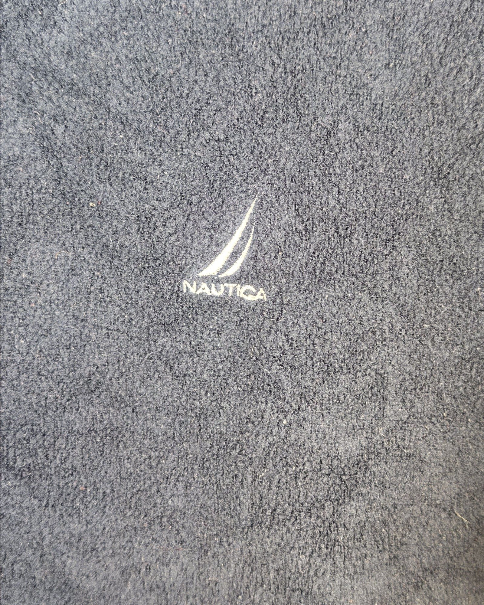 Nautica Navy Men's Small Fleece Half Zip Pullover Gorpcore Sailing image 6