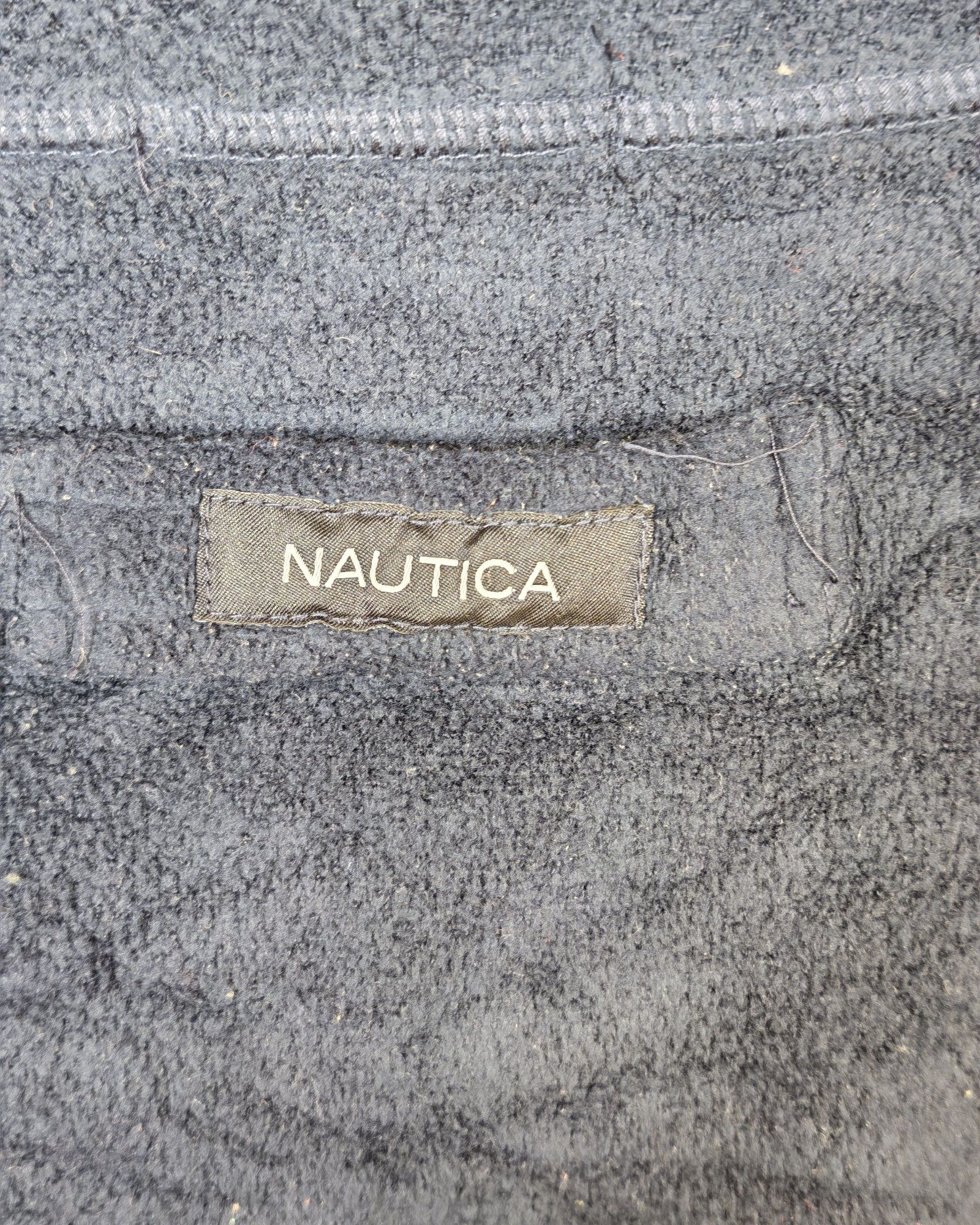 Nautica Navy Men's Small Fleece Half Zip Pullover Gorpcore Sailing image 7