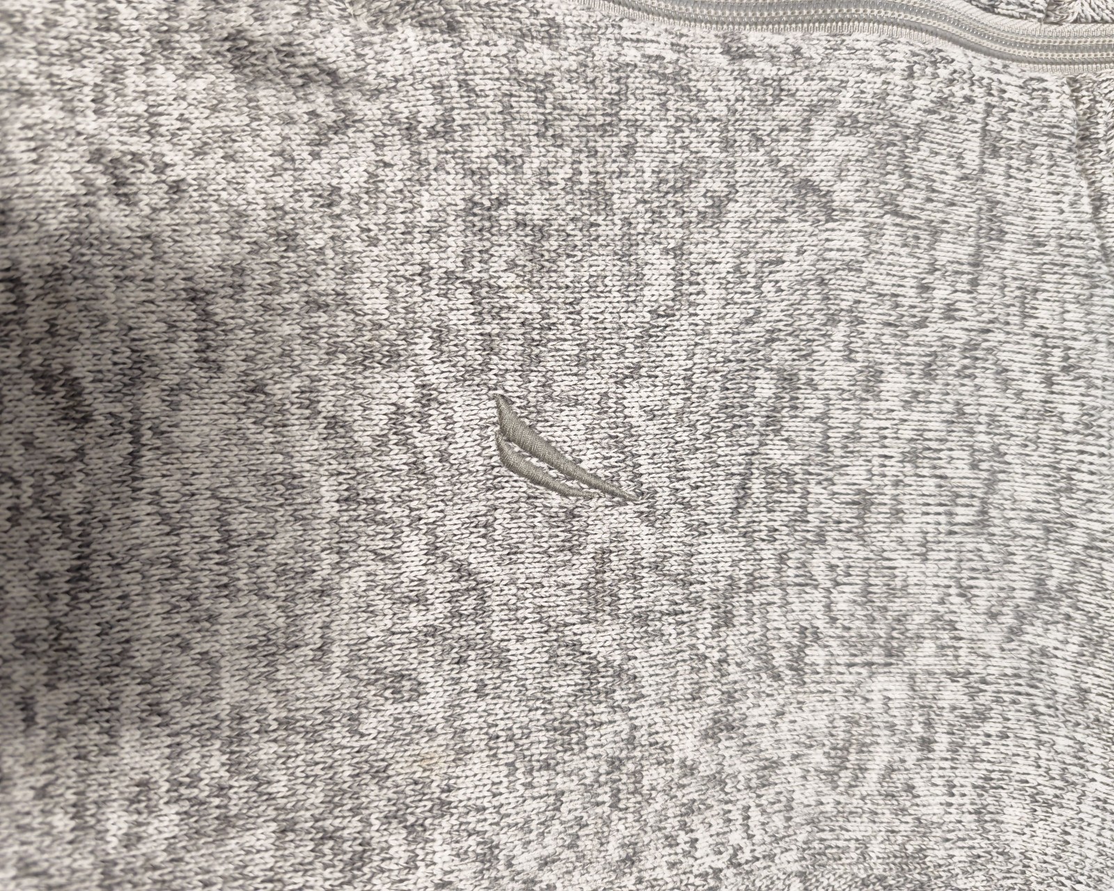 Nautica Grey & Navy Half Zip Knit Jumper Small Gorpcore Sailing image 6