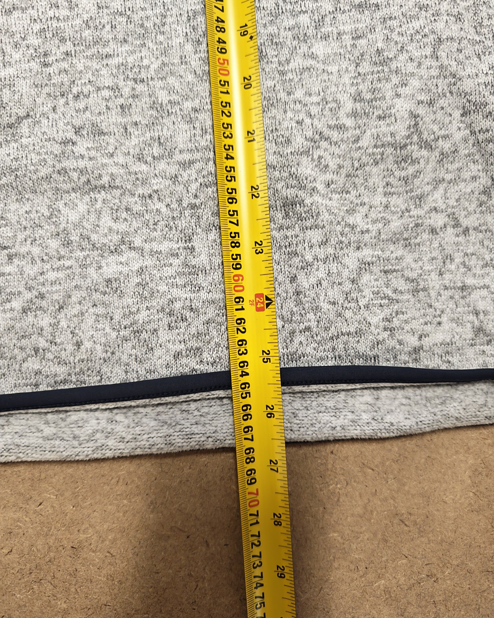 Nautica Grey & Navy Half Zip Knit Jumper Small Gorpcore Sailing image 8