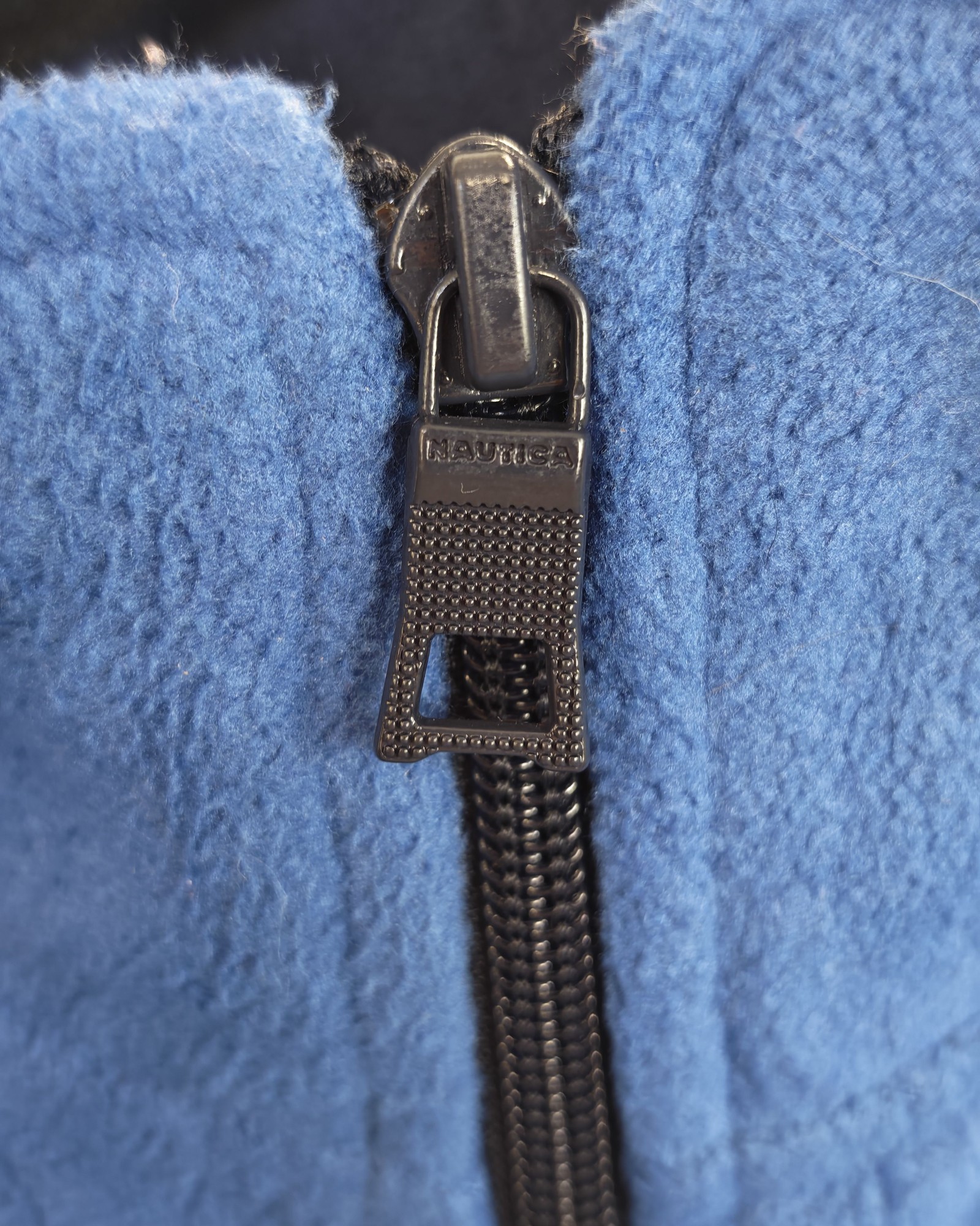 Nautica Blue Half-Zip Fleece Pullover Medium Gorpcore Sailing image 7