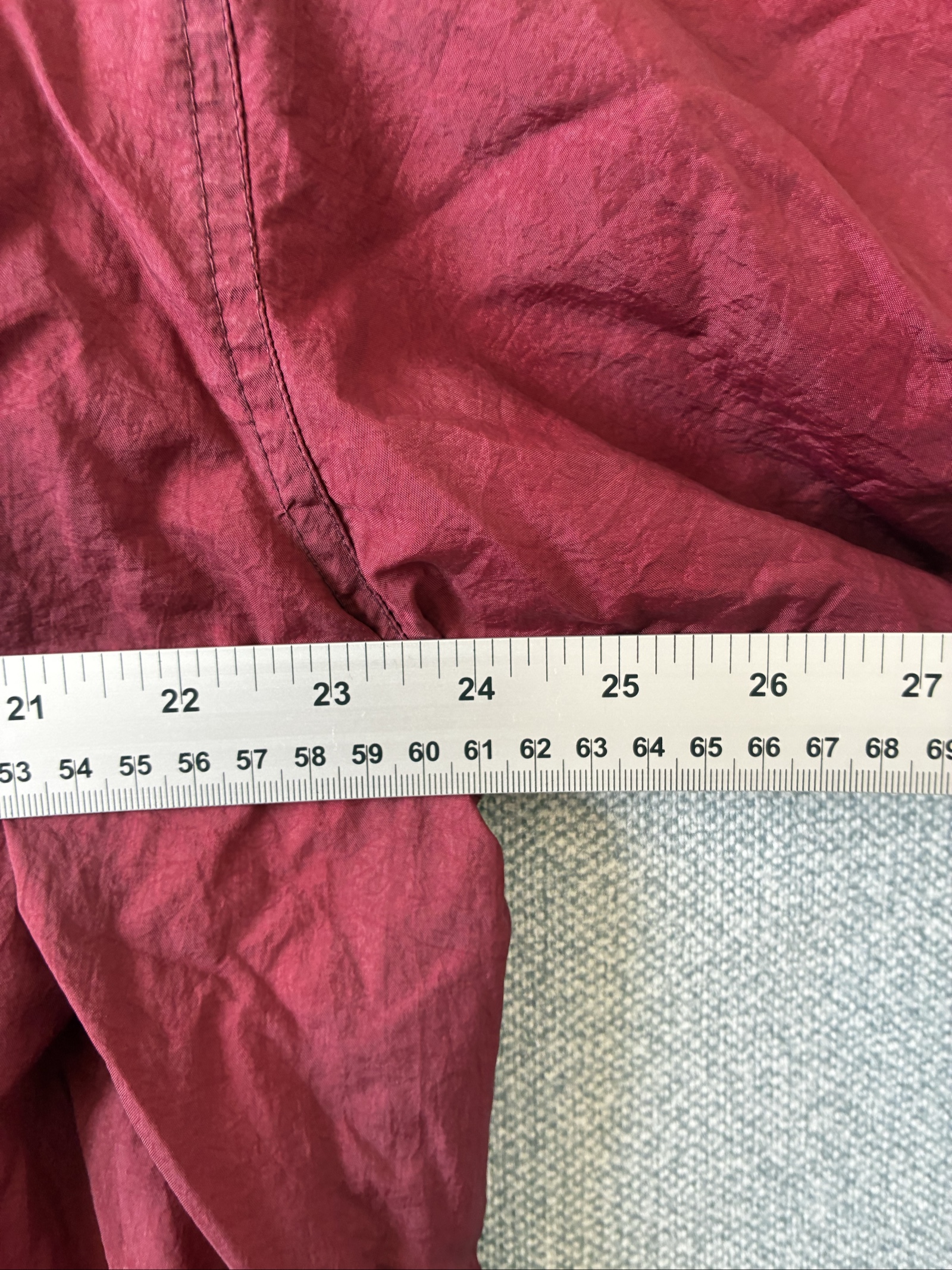Nike Men's Burgundy Zip Neck Sweatshirt XL Made in Thailand image 9