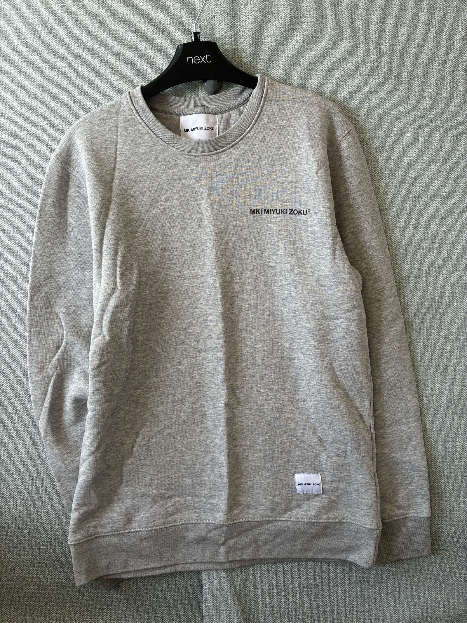 MKI Miyuki Zoku Grey Sweatshirt Medium