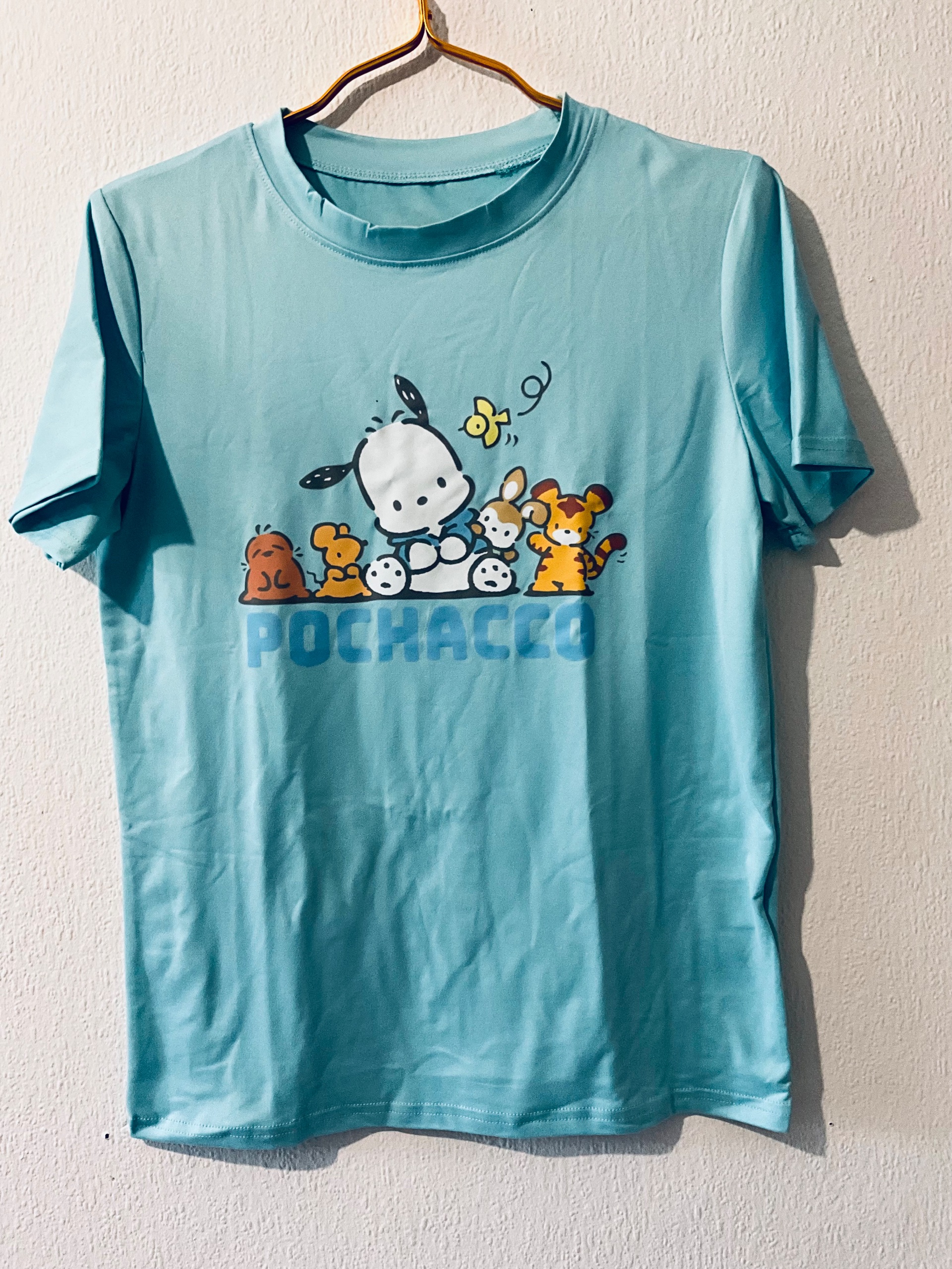Blue Pochacco Kids' Polyester T-Shirt XS