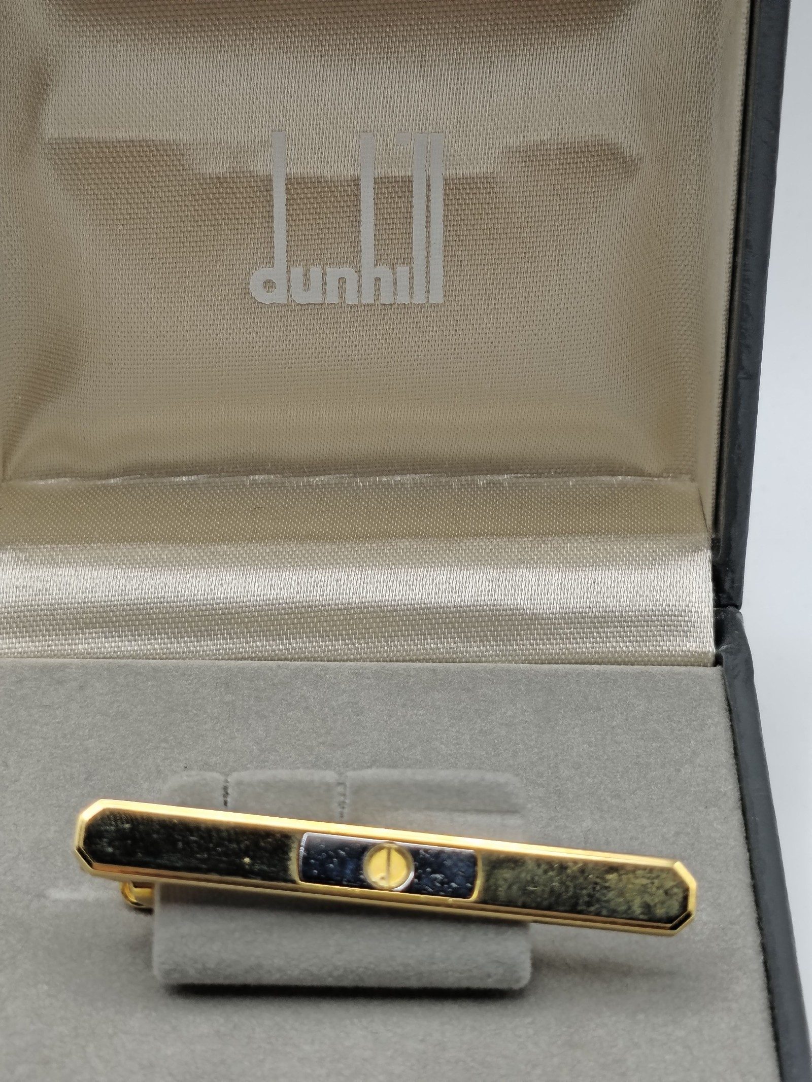 Dunhill Gold & Silver Men's Tie Bar Clip with Logo Other image 2