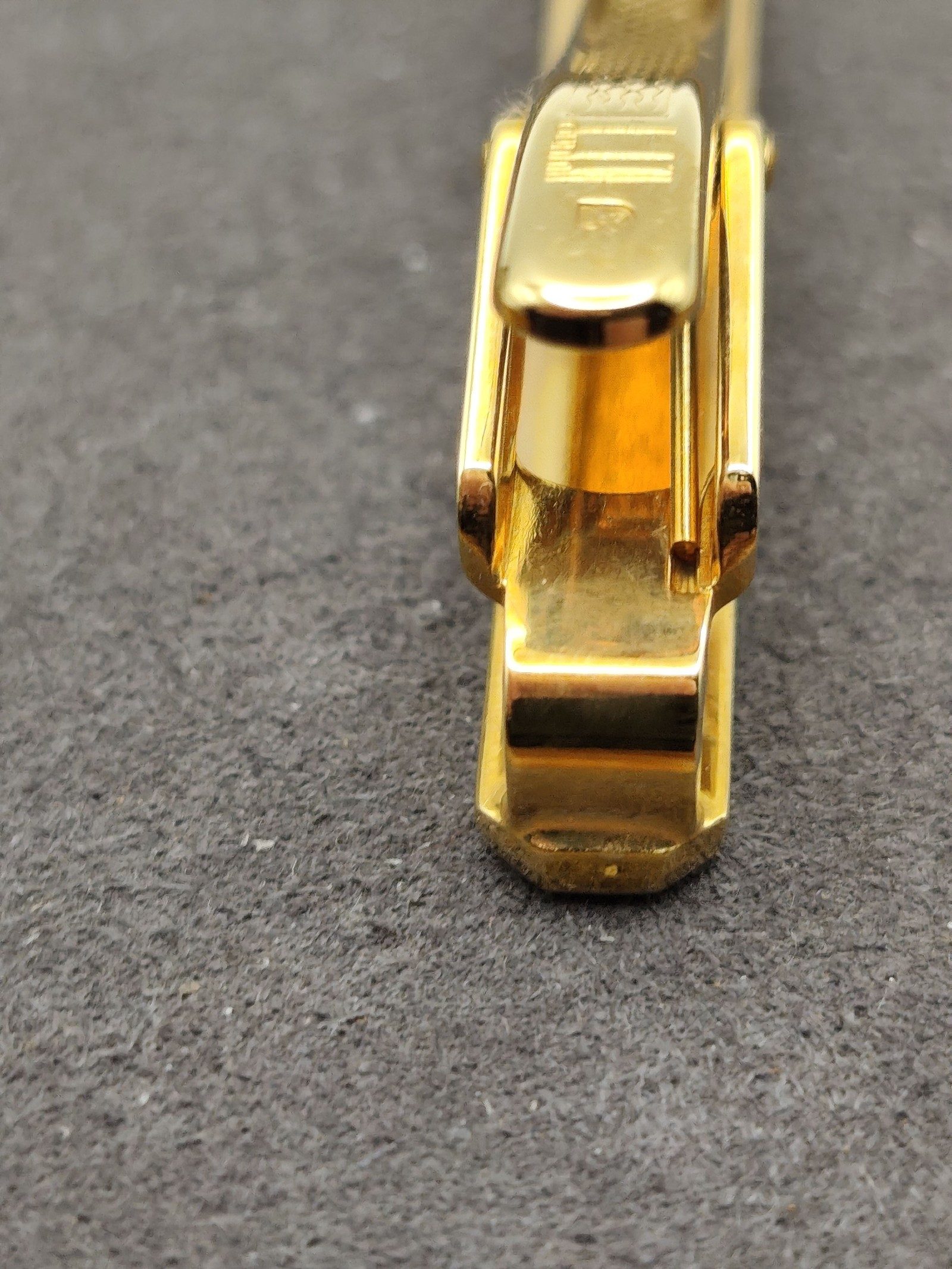 Dunhill Gold & Silver Men's Tie Bar Clip with Logo Other image 8