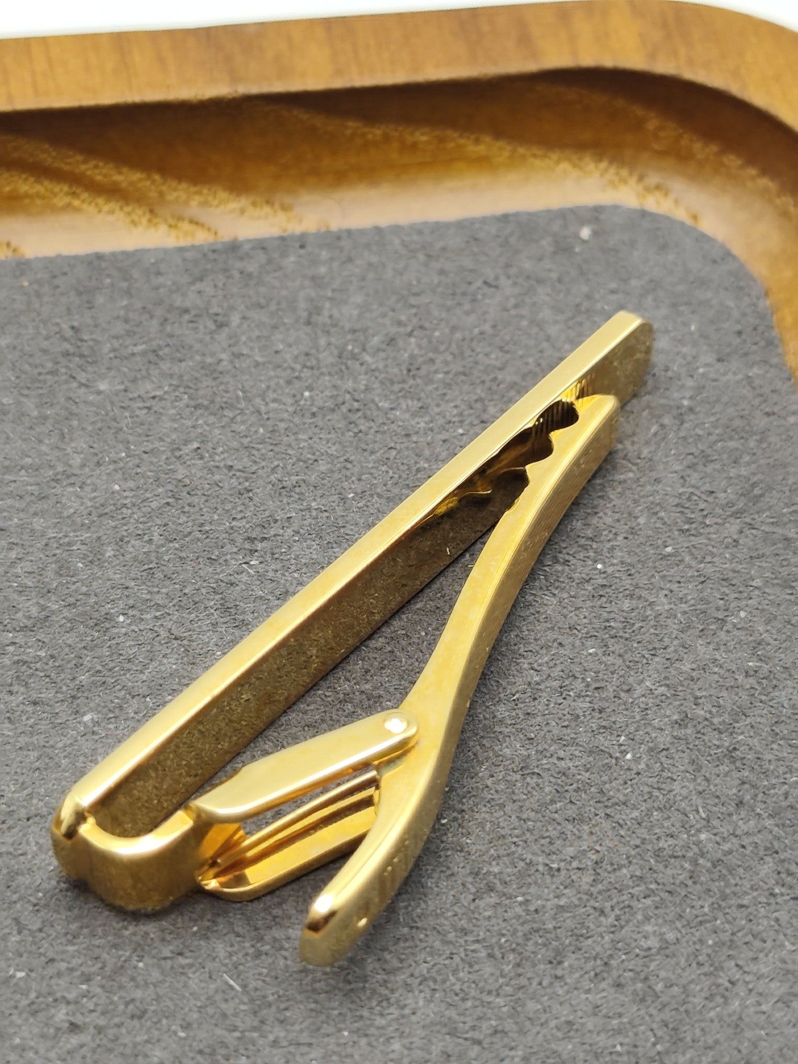 Dunhill Gold & Silver Men's Tie Bar Clip with Logo Other image 9