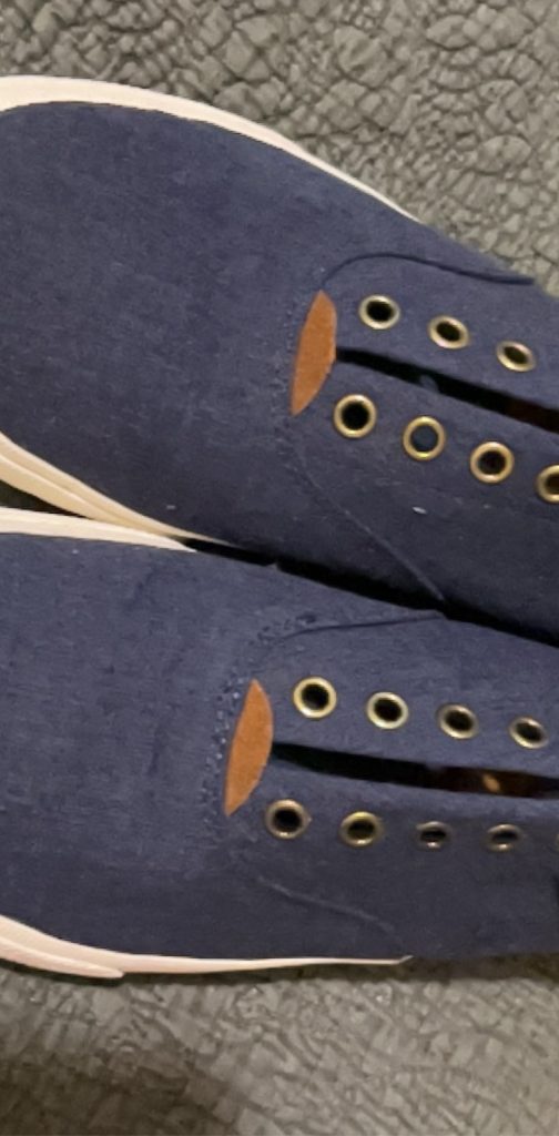 Polo Ralph Lauren Navy Blue Canvas Sneakers EU 42