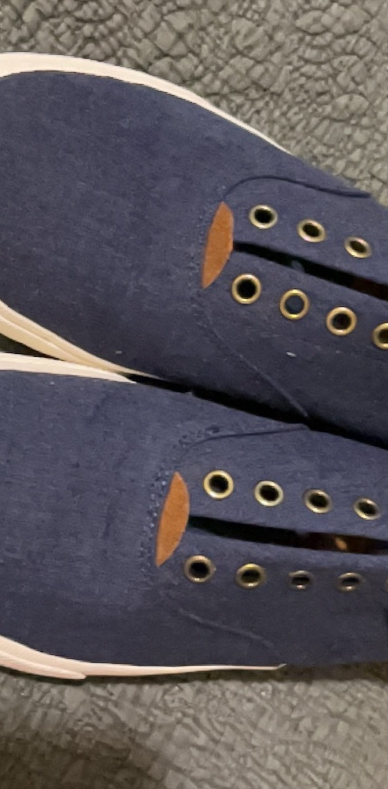 Polo Ralph Lauren Navy Blue Canvas Sneakers EU 42