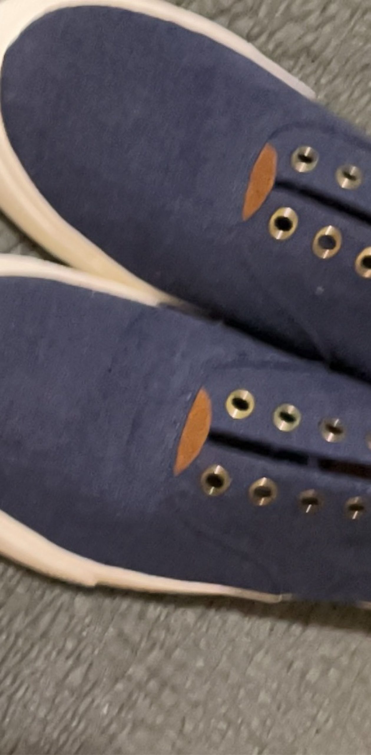 Polo Ralph Lauren Navy Blue Canvas Sneakers EU 42 image 2