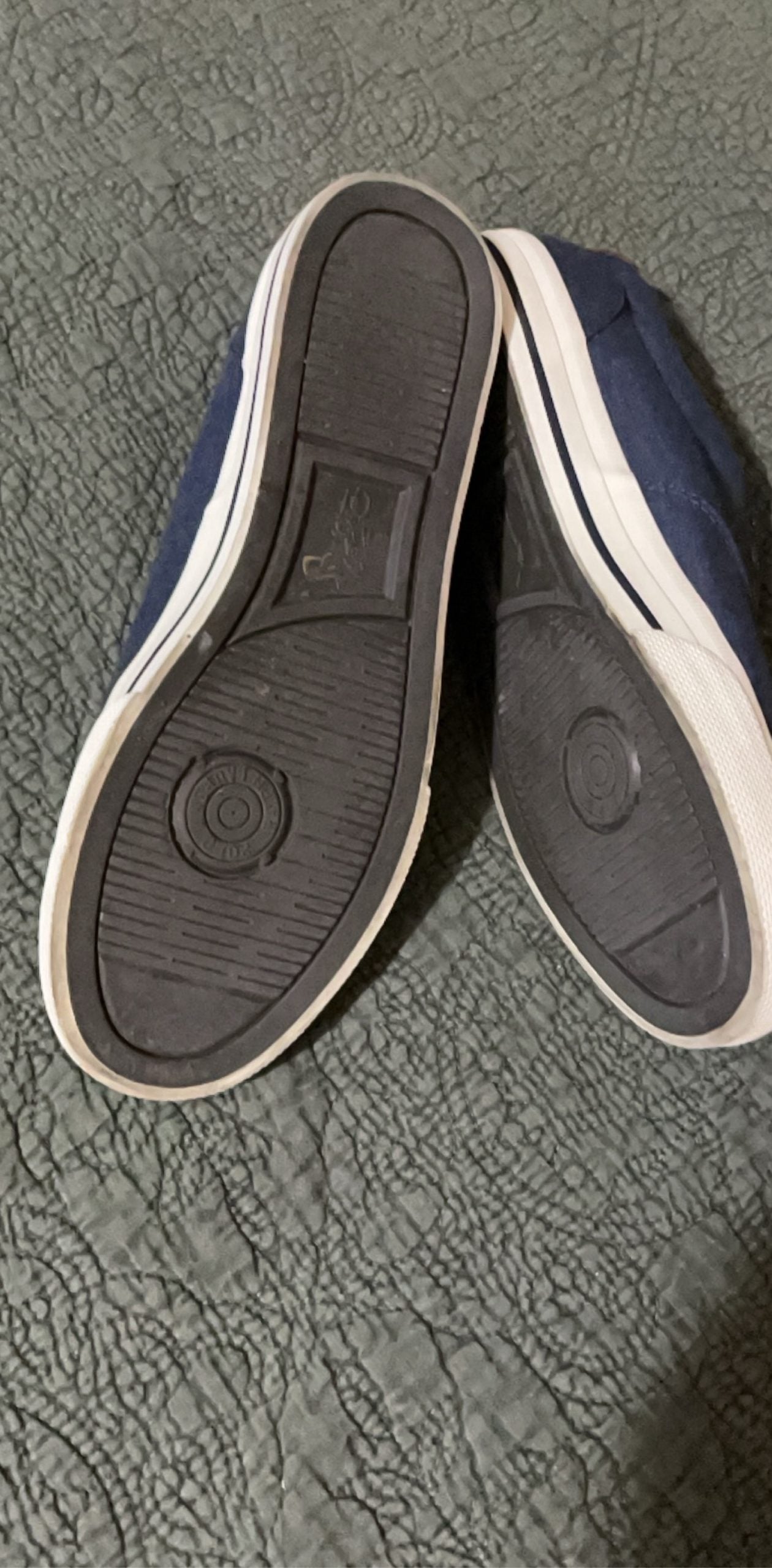 Polo Ralph Lauren Navy Blue Canvas Sneakers EU 42 image 6