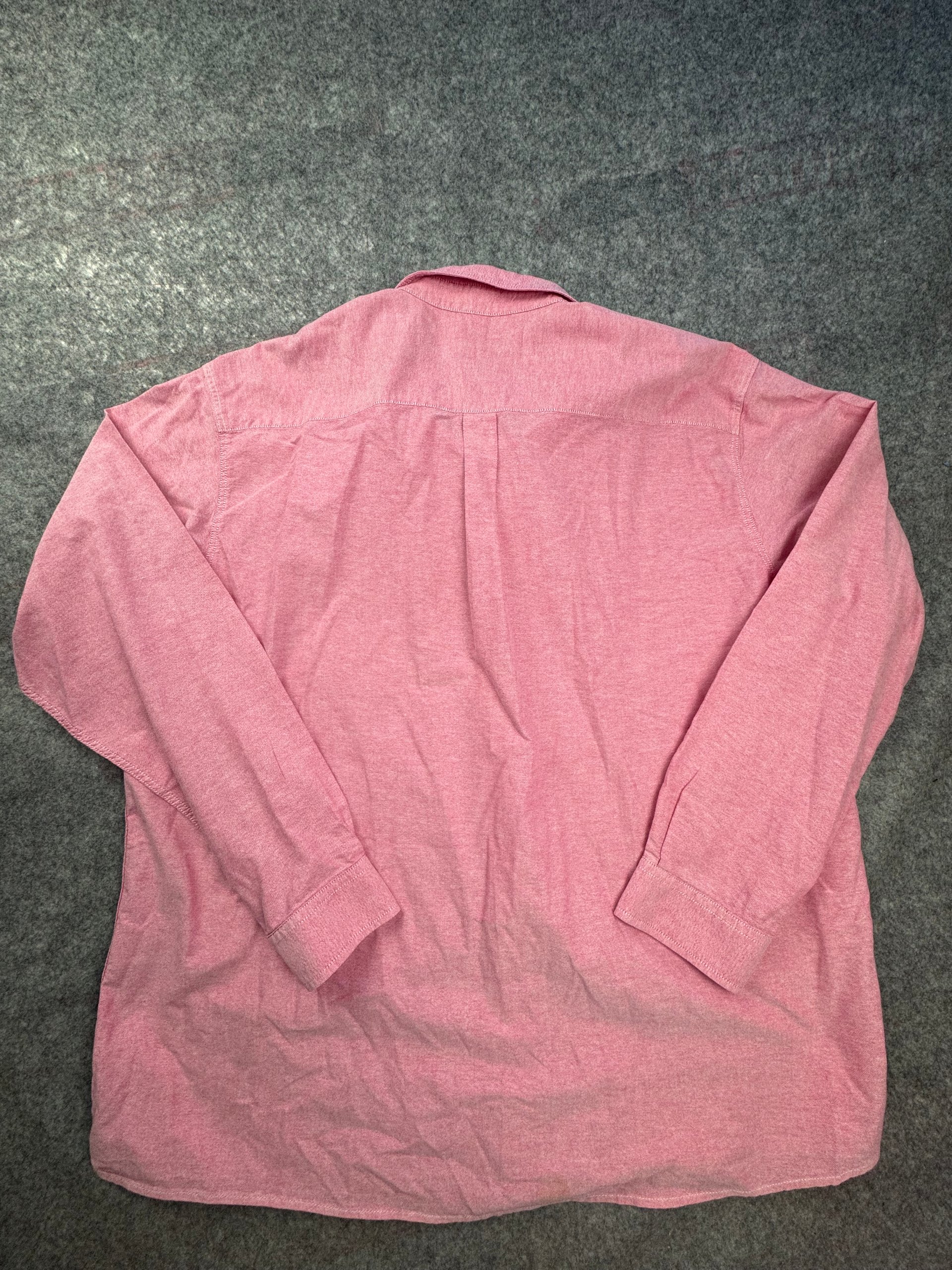 Cotton Traders Pink Oxford Shirt 3XL Chest 24 in (61 cm) Casual Long Sleeve image 7