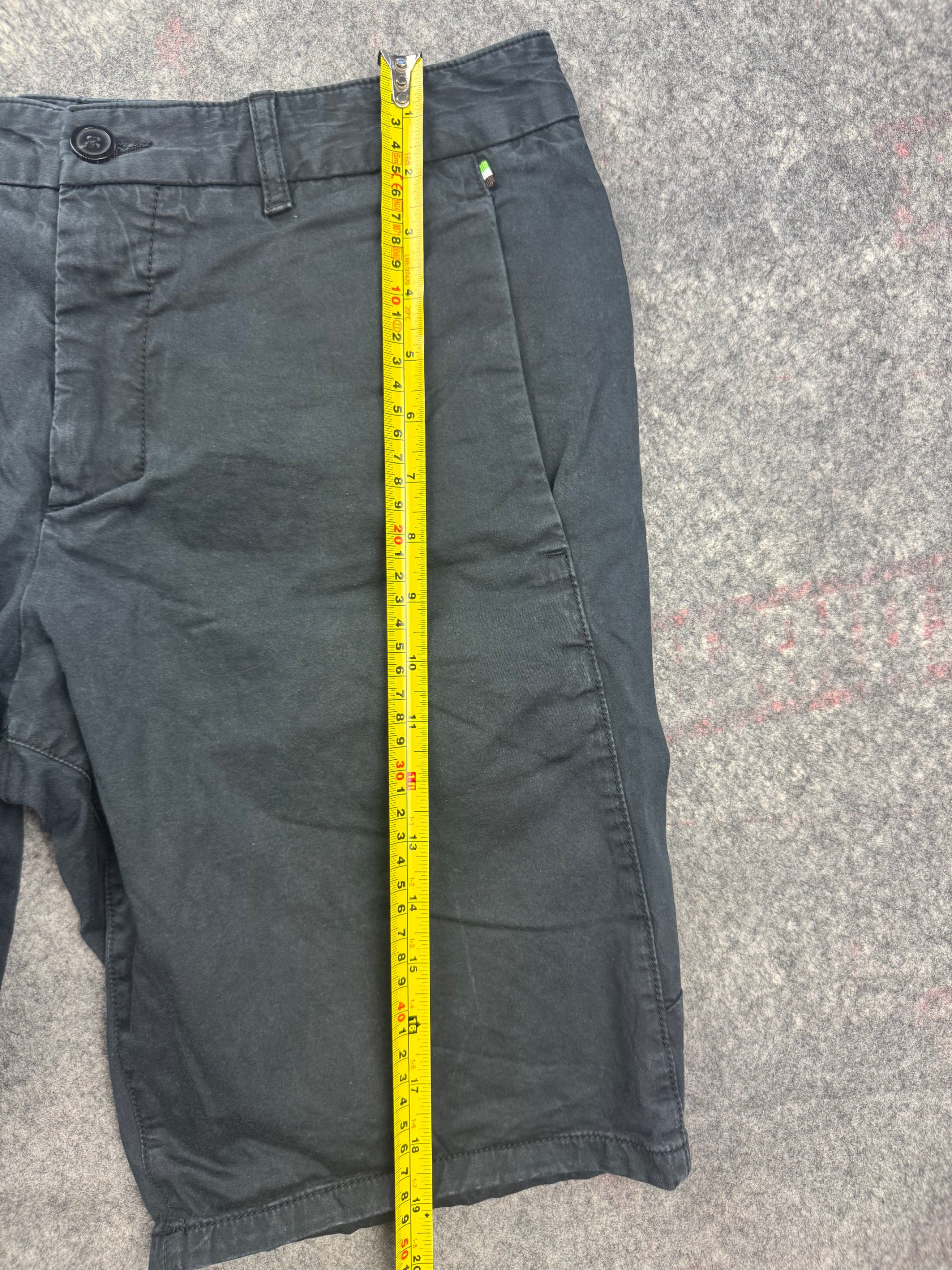 Hugo Boss Black Cotton Chino Shorts Mens UK 30 Regular Fit image 6