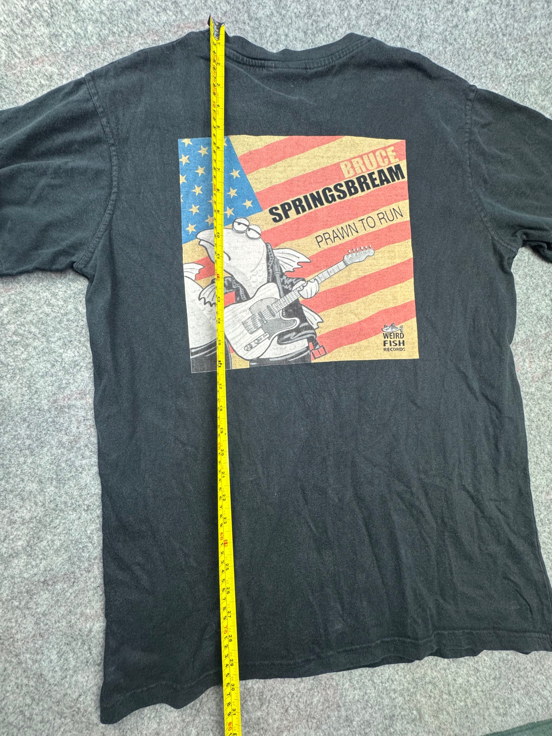 Weird Fish Black Bruce Springsbream Graphic T-Shirt Large image 6